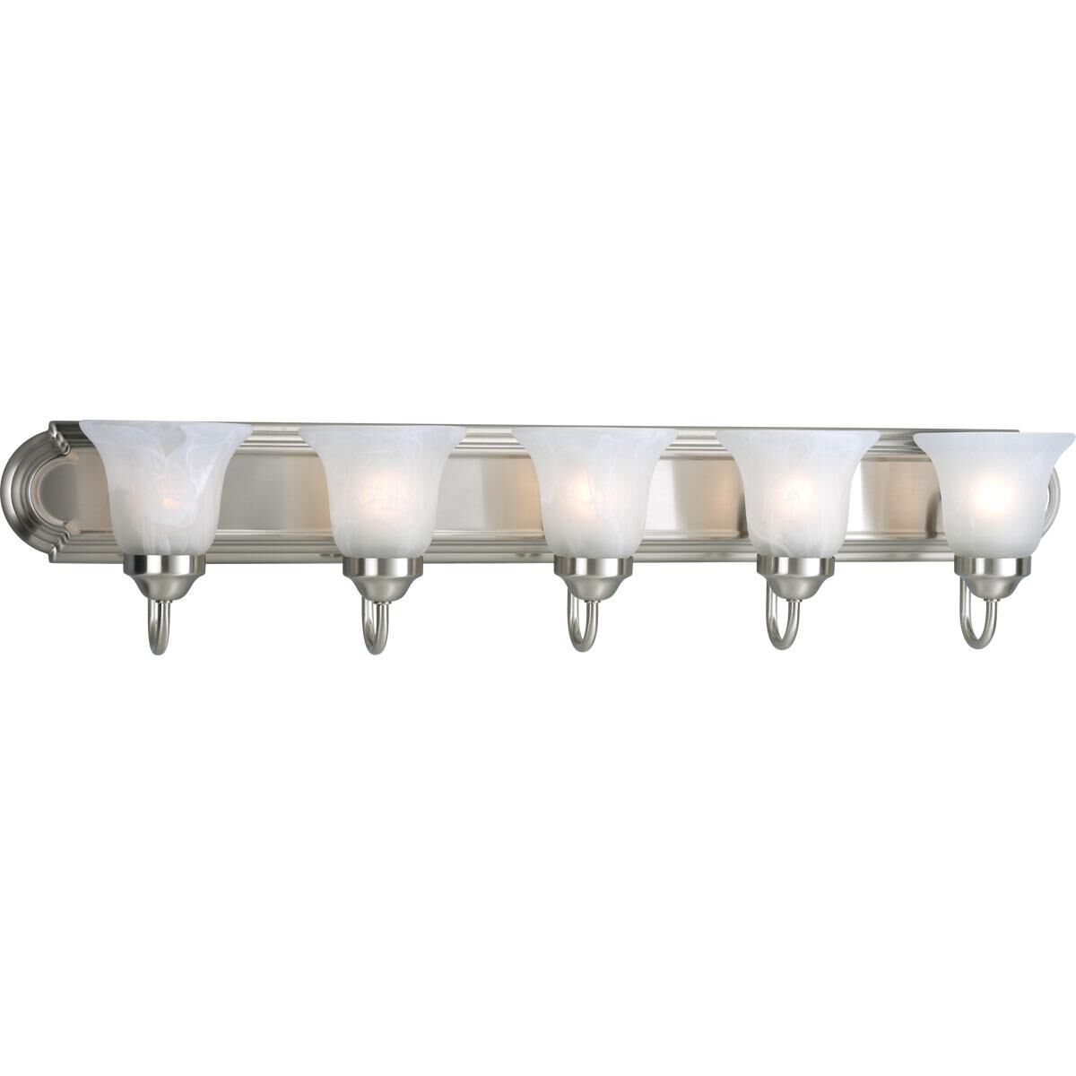 Builder Bath 36 Inch 5 Light Bath Vanity Light by Progress Lighting