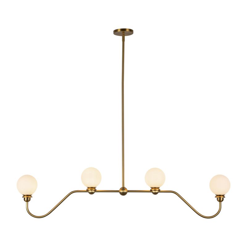 Ryan Pauly Beckett Medium Linear Chandelier by Alora Mood