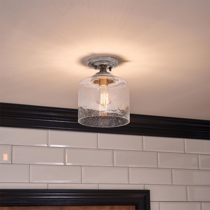 Winslow 8 Inch 1 Light Semi Flush Mount by Kichler Lighting