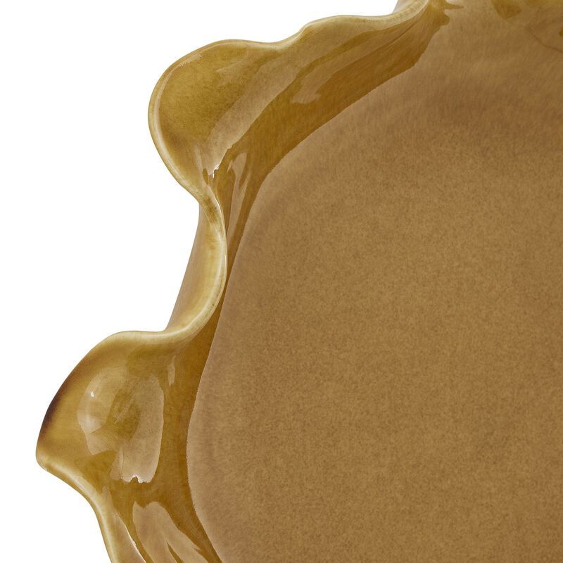 Golden Crest Ruffle Bowl by Uttermost