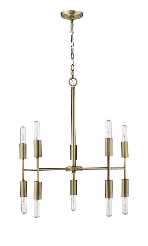 Perret 26 Inch 10 Light Chandelier by Trend Lighting