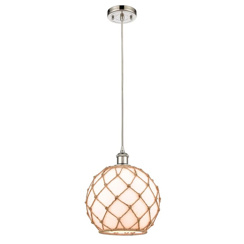 Innovations Lighting Bruno Marashlian Farmhouse Rope 10 Inch Mini Pendant