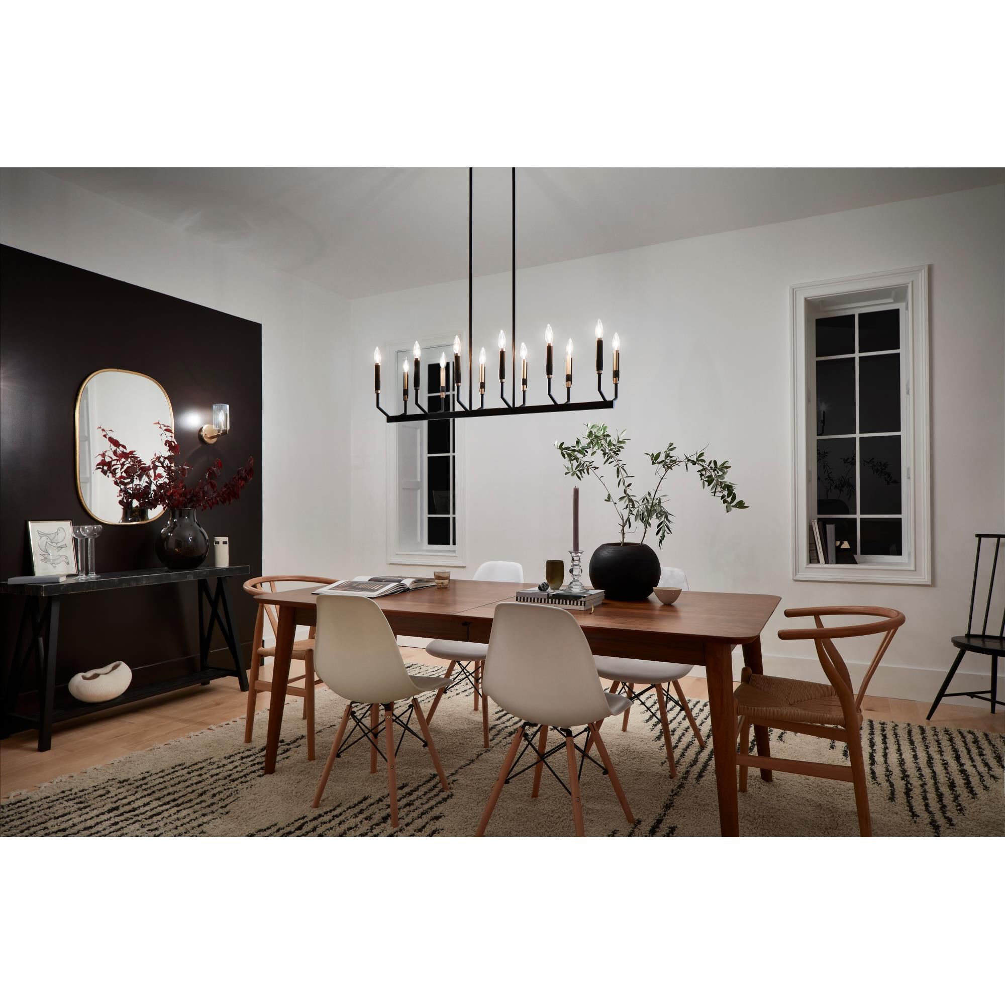 Shown in Black finish