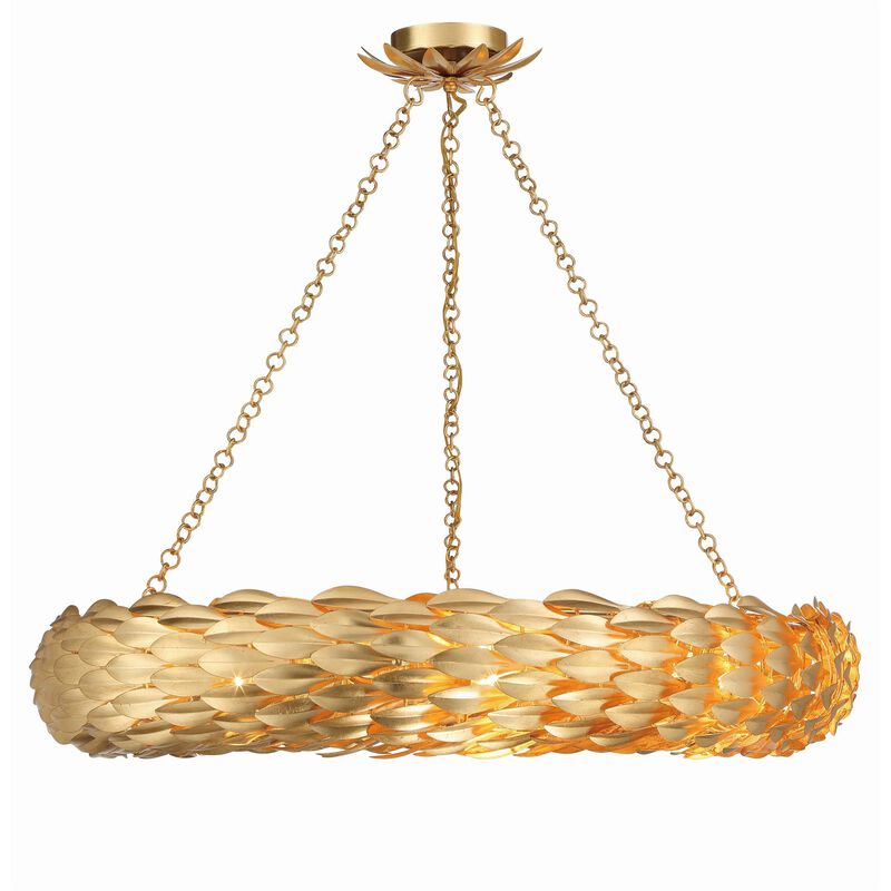 Broche Large Pendant Light by Crystorama