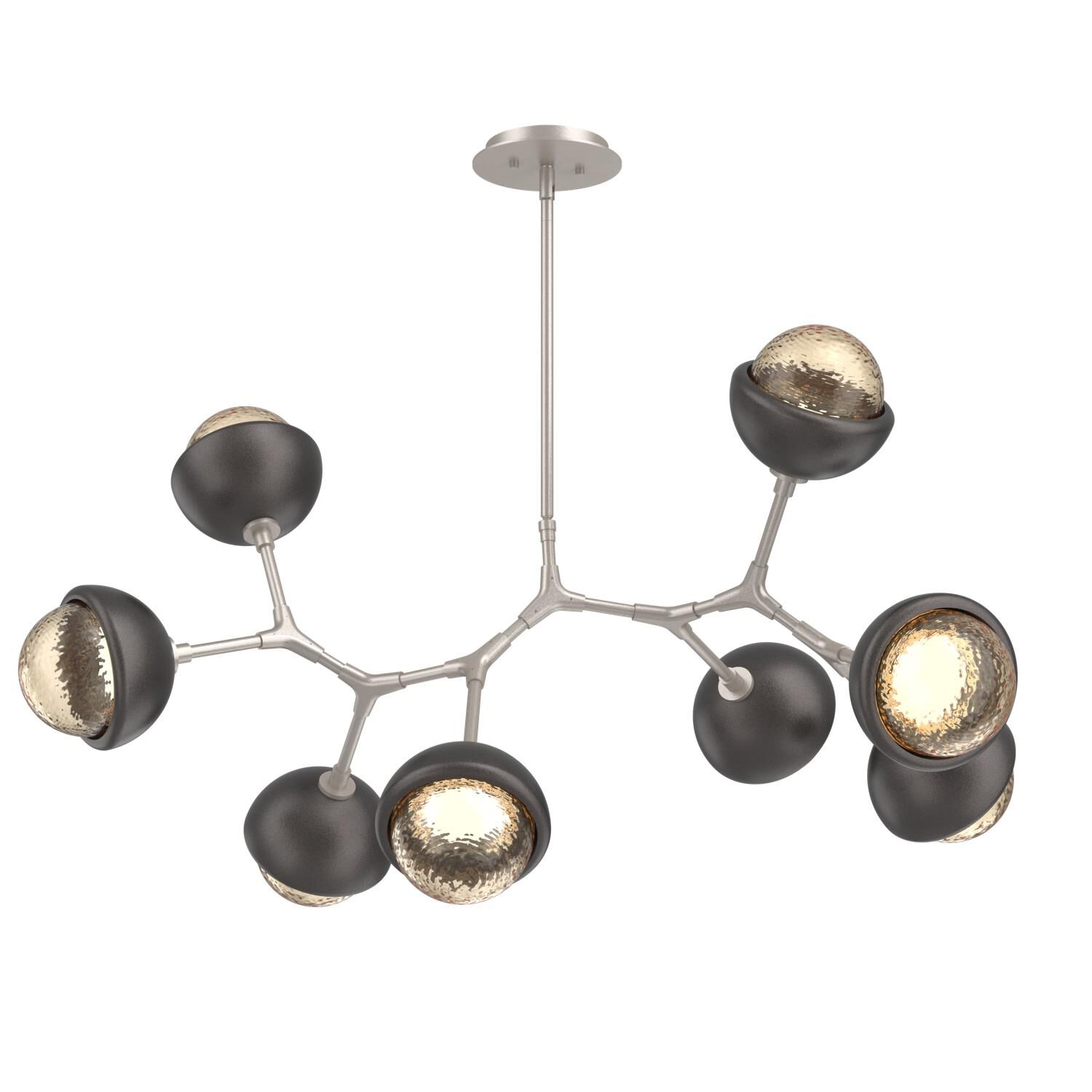 Levi Wilson Cabochon 38 Inch Linear Suspension Light by Hammerton Studio