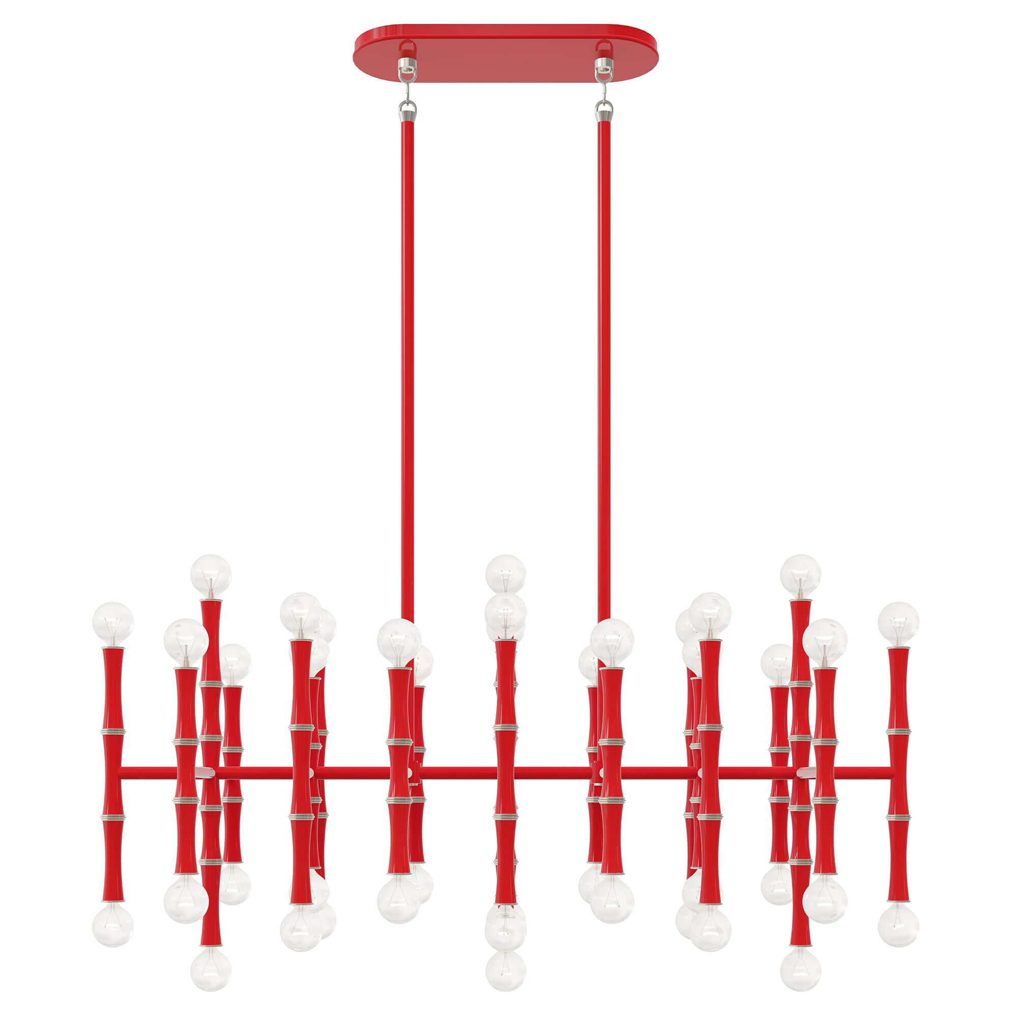 Shown in Ruby Red finish and Polished Nickel accent