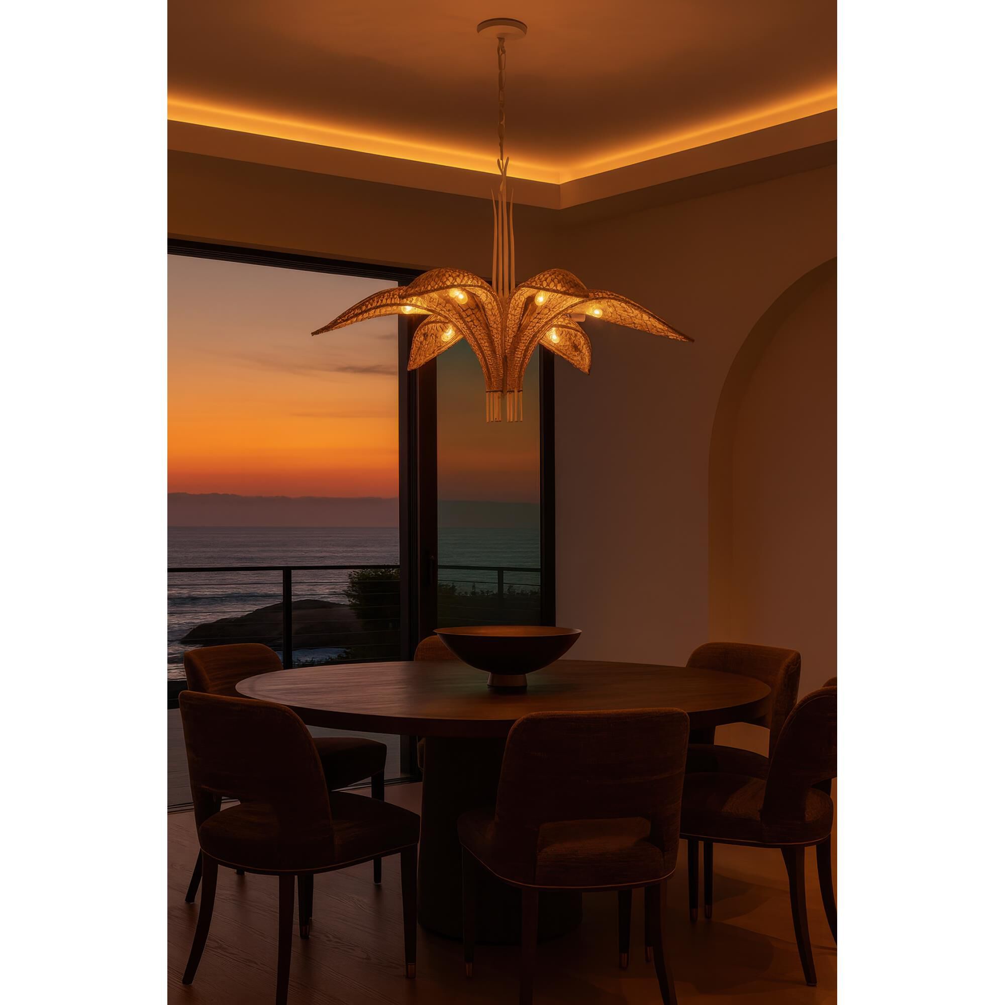 Shown in White, Natural, Tan and Beige finish