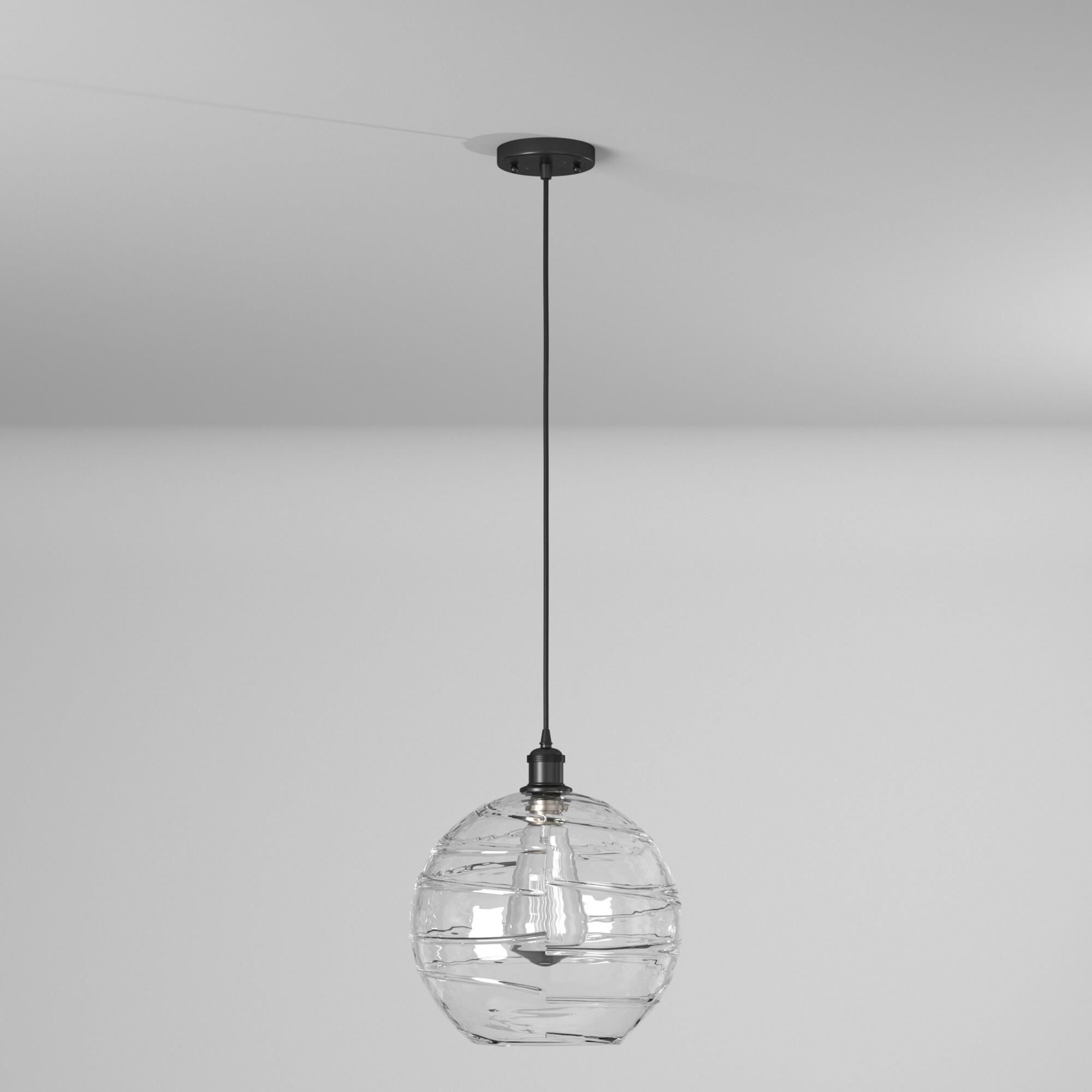 Bruno Marashlian Athens Deco Swirl 12 Inch Mini Pendant by Innovations Lighting
