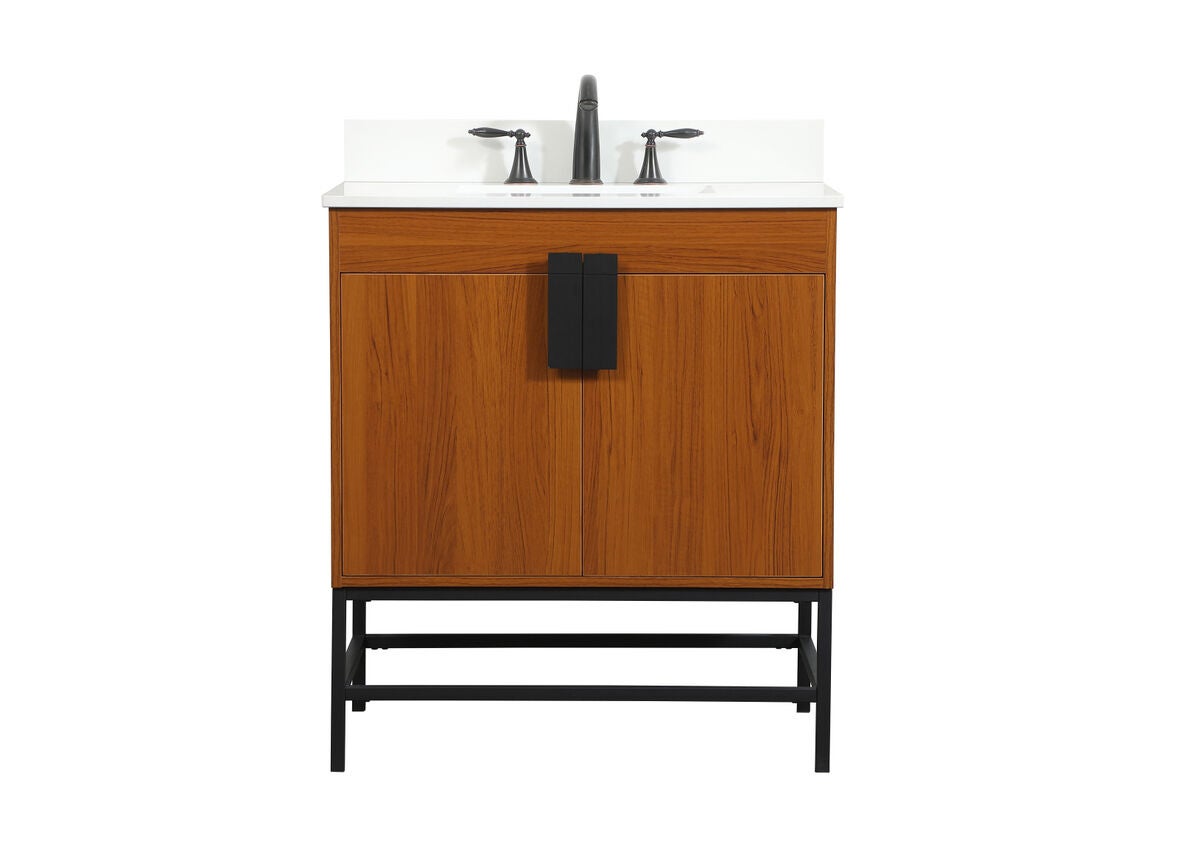 Shown in Teak finish