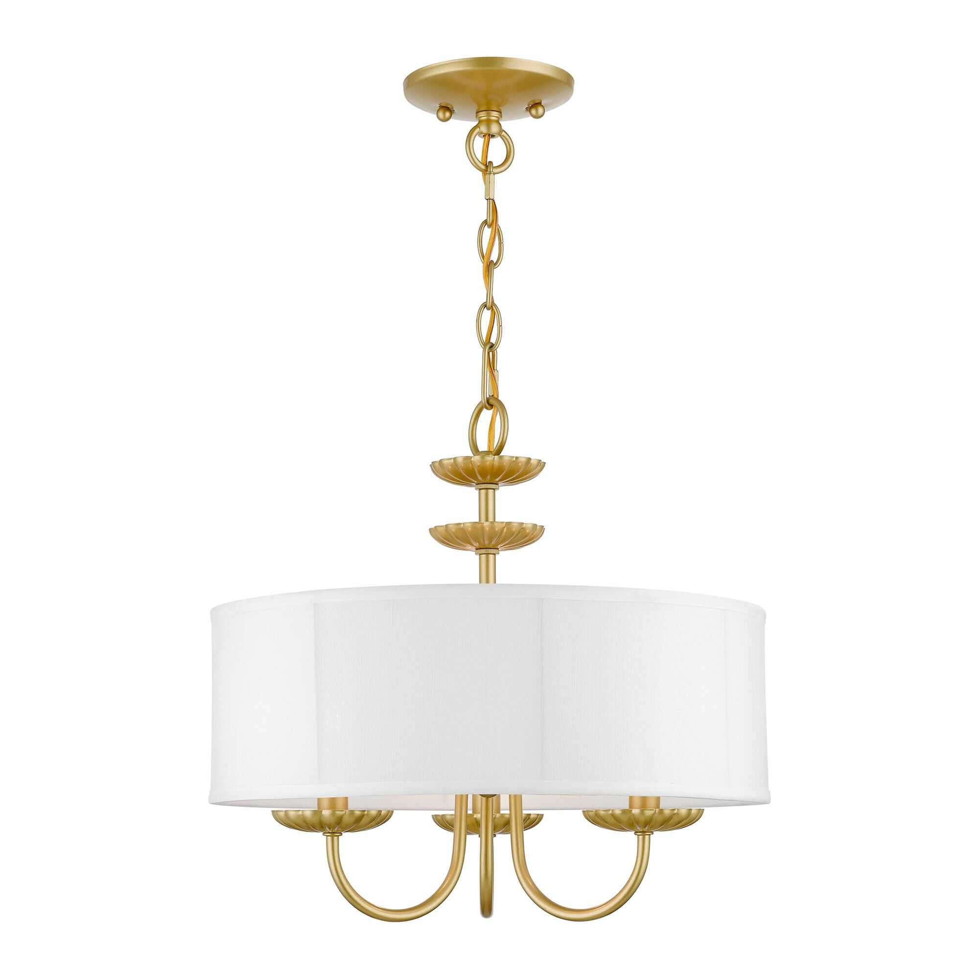 Brookdale 3 Light Mini Chandelier by Livex Lighting