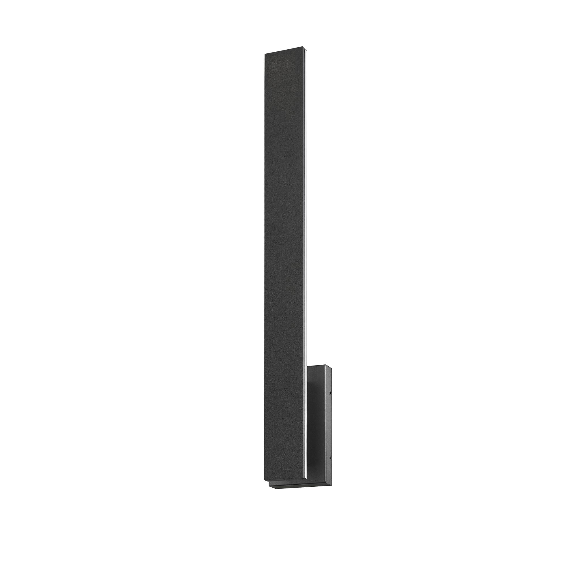 Shown in Sand Black finish and White glass