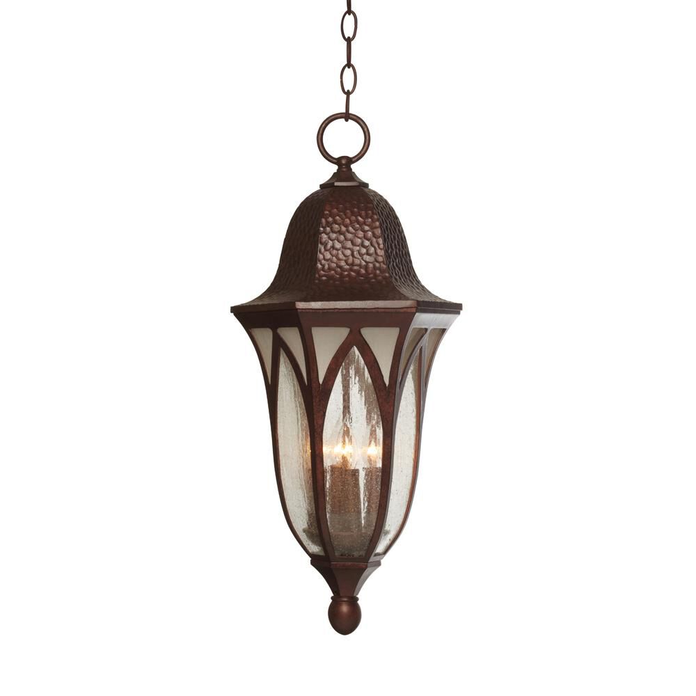 Berkshire 25 Inch Tall 4 Light Outdoor Hanging Lantern by Designers Fountain
