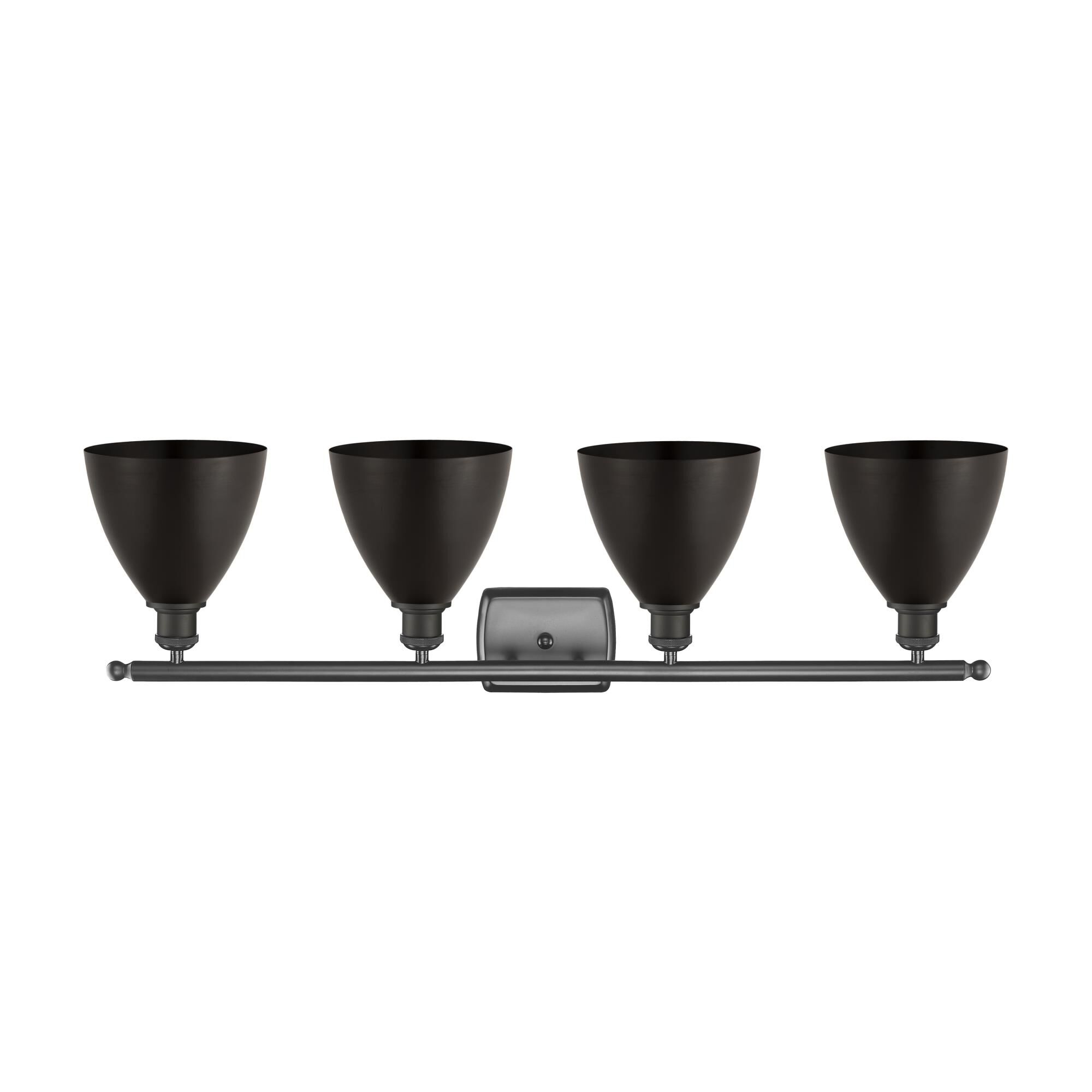 Shown in Oil Rubbed Bronze finish and Oil Rubbed Bronze Ballston Dome shade