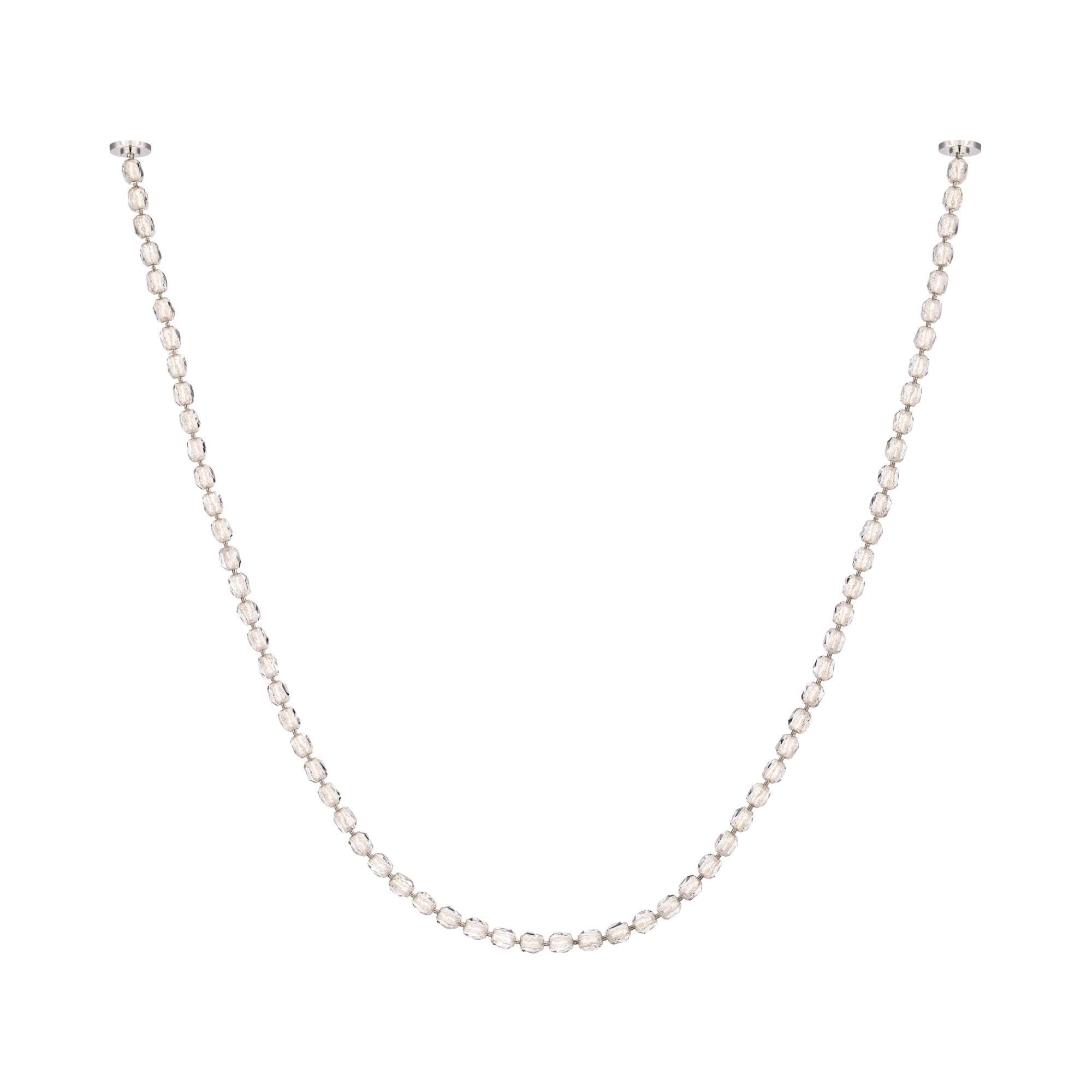 Shown in Polished Nickel finish and Radiance crystal and Crystal glass