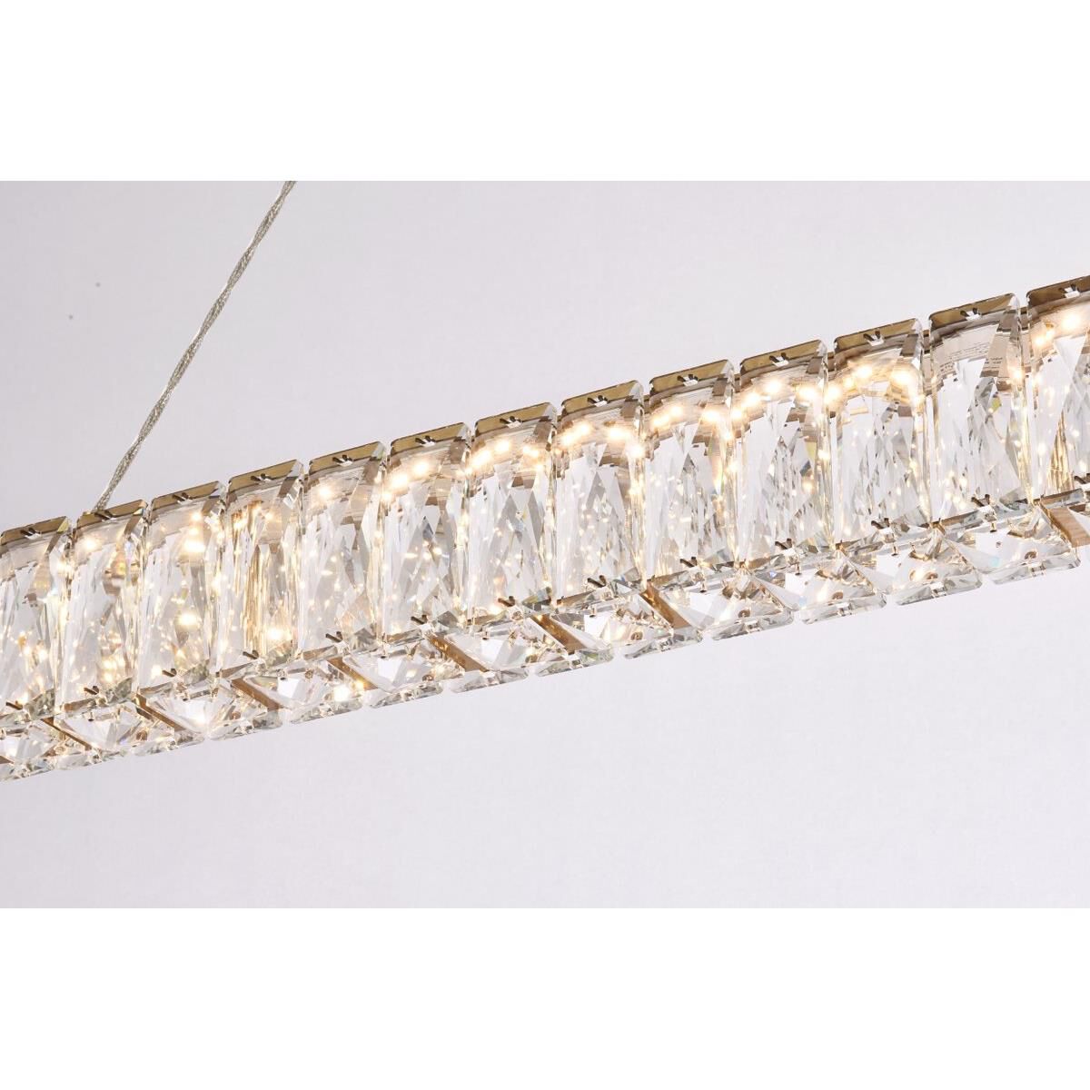 Shown in Gold finish and Clear Royal Cut crystal