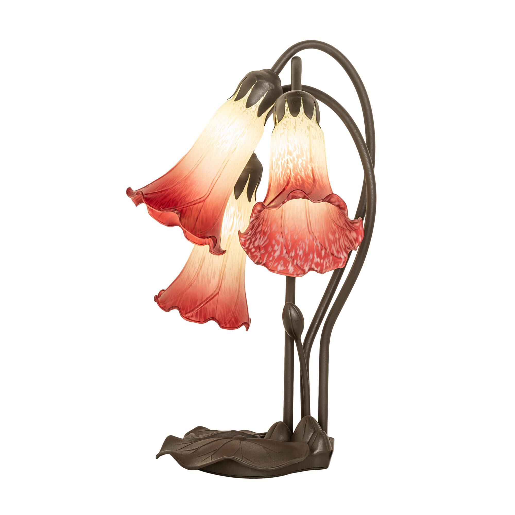 Seafoam and Cranberry 16 Inch Accent Lamp by Meyda Lighting
