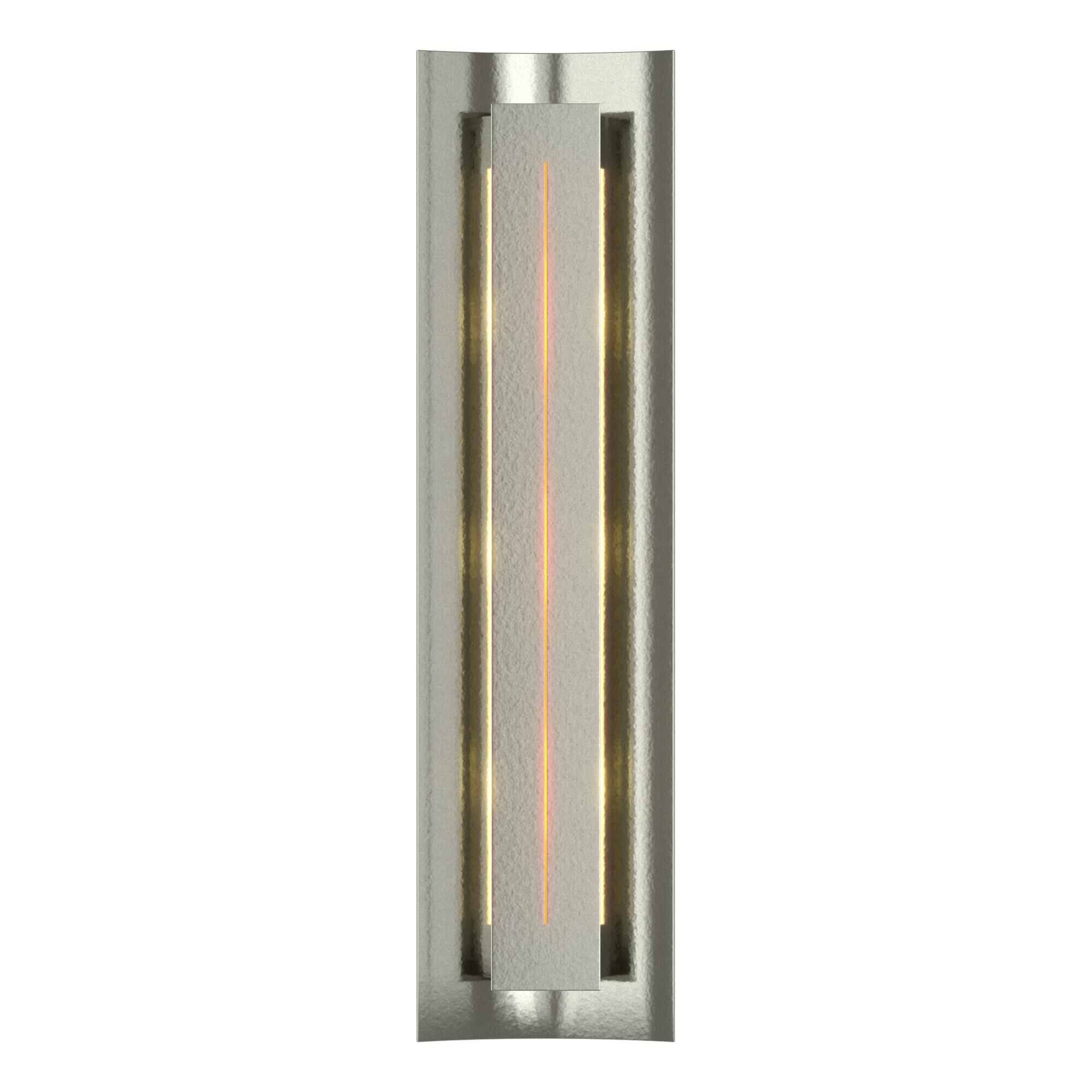 Shown in Sterling finish and Amber glass