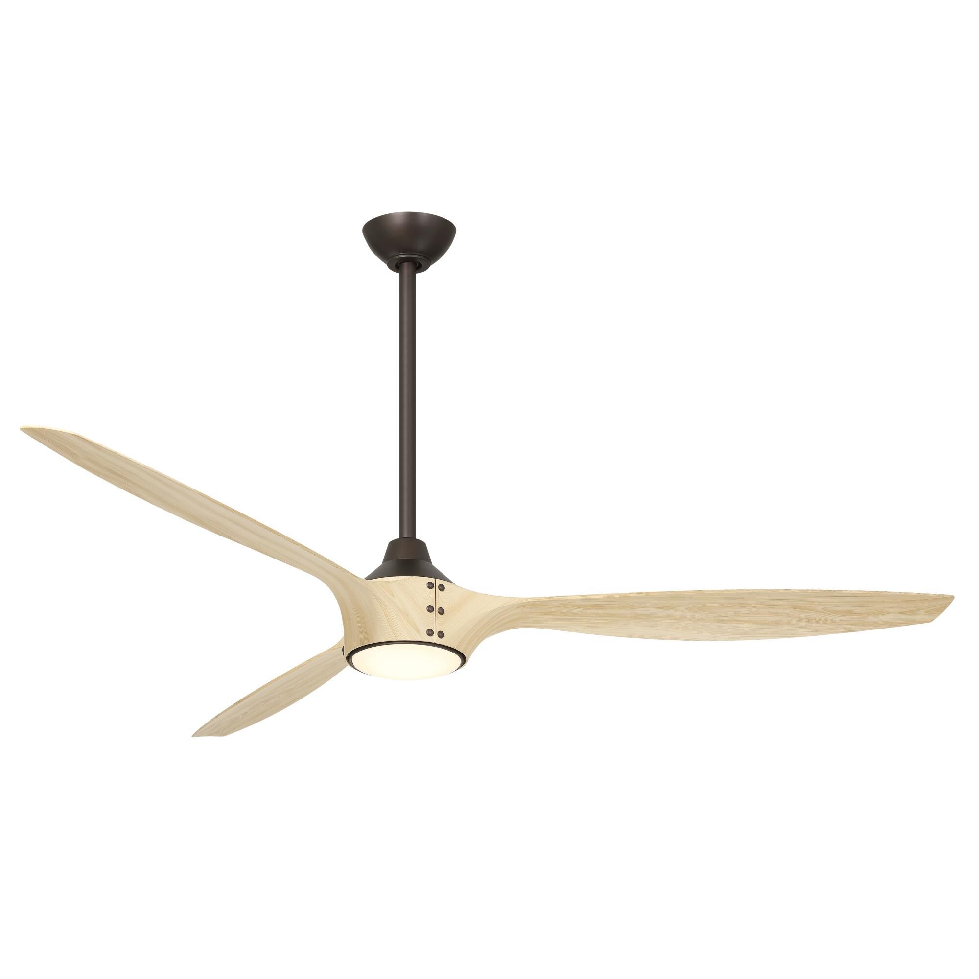 Pierce 65 Inch Ceiling Fan with Light Kit by Minka Aire