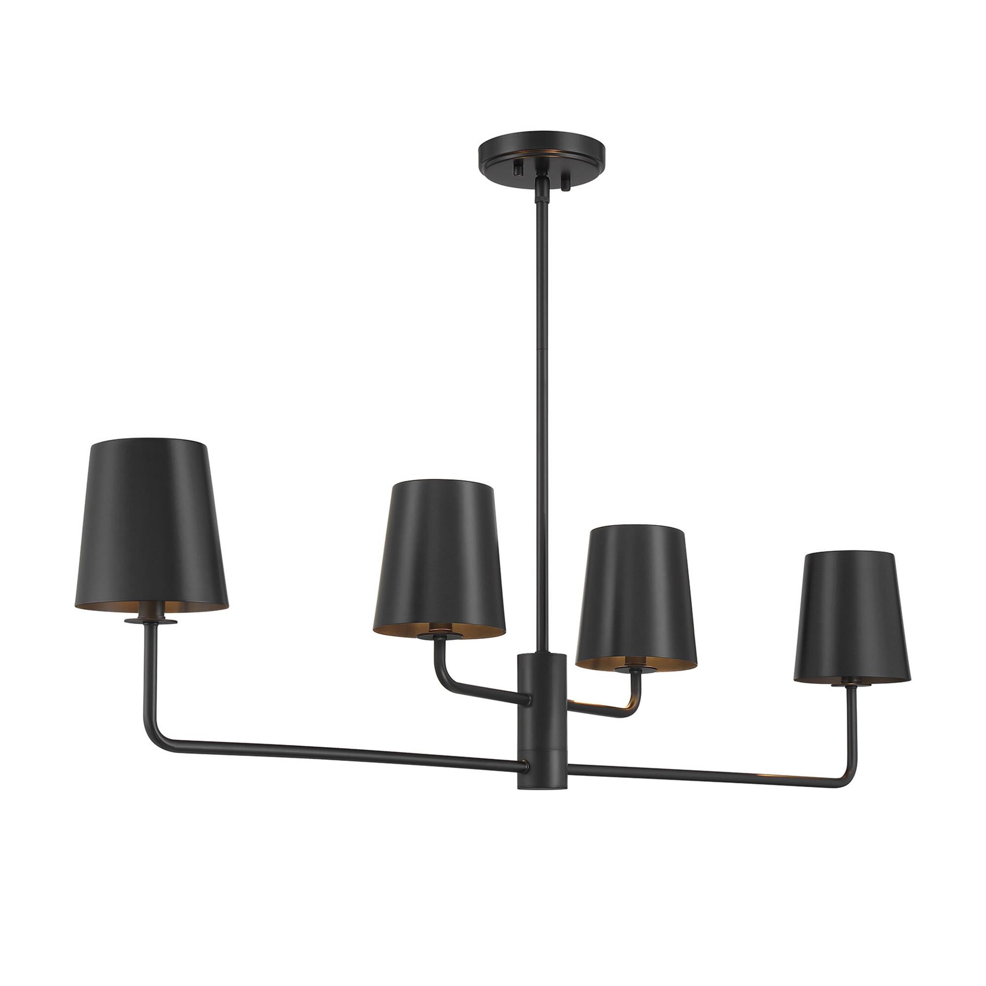 Shown in Matte Black finish and Metal shade