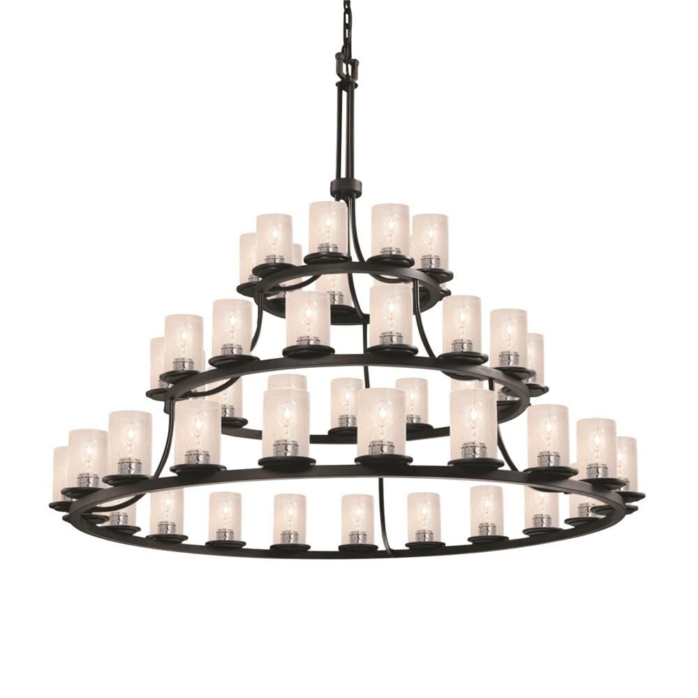 Fusion 60 Inch 45 Light Chandelier by Justice Design Group