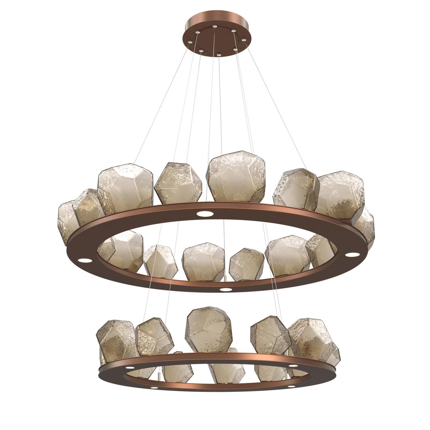Gem 48 Inch 36 Light LED Chandelier by Hammerton Studio