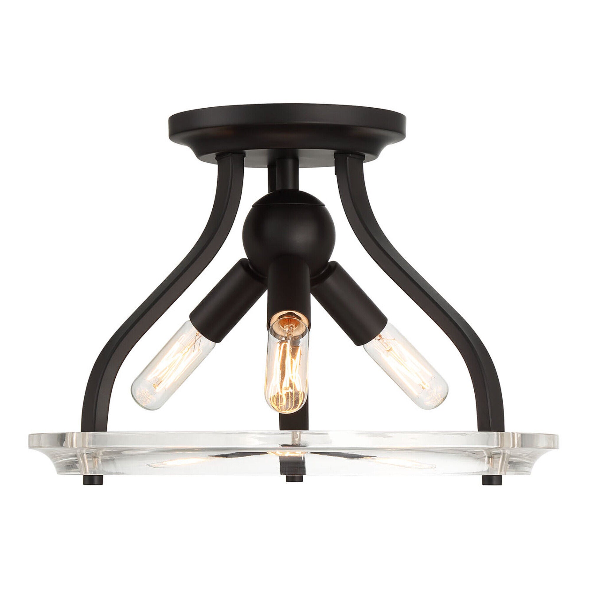 13 Inch Semi Flush Mount,