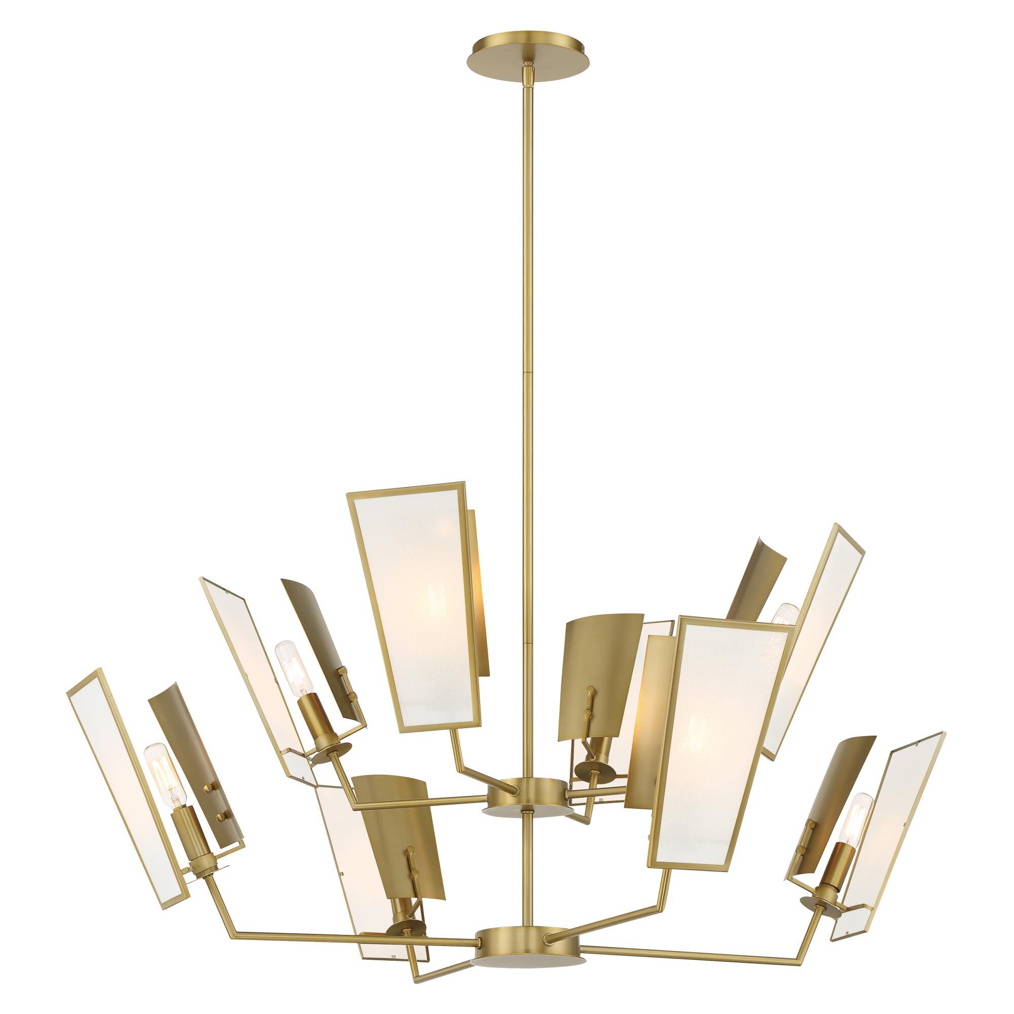 Ricochet 40 Inch 8 Light Chandelier by Minka Lavery