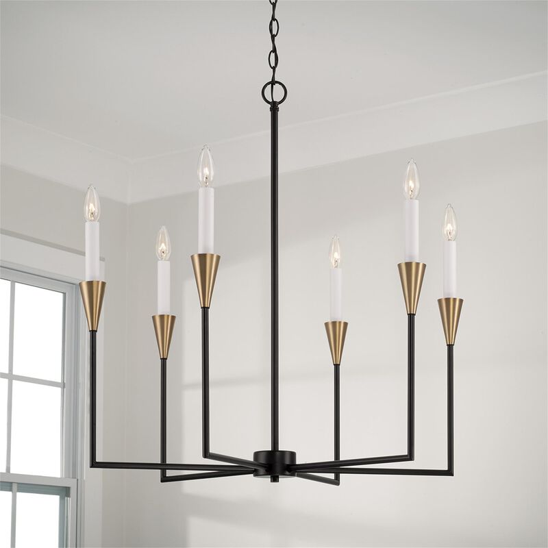 Avant 29 Inch 6 Light Chandelier by Capital Lighting Fixture Company