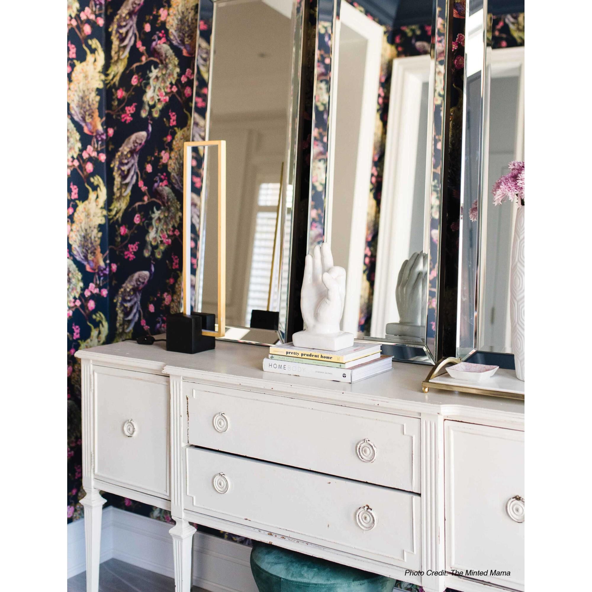 Shown in Aged Brass finish and Black accent