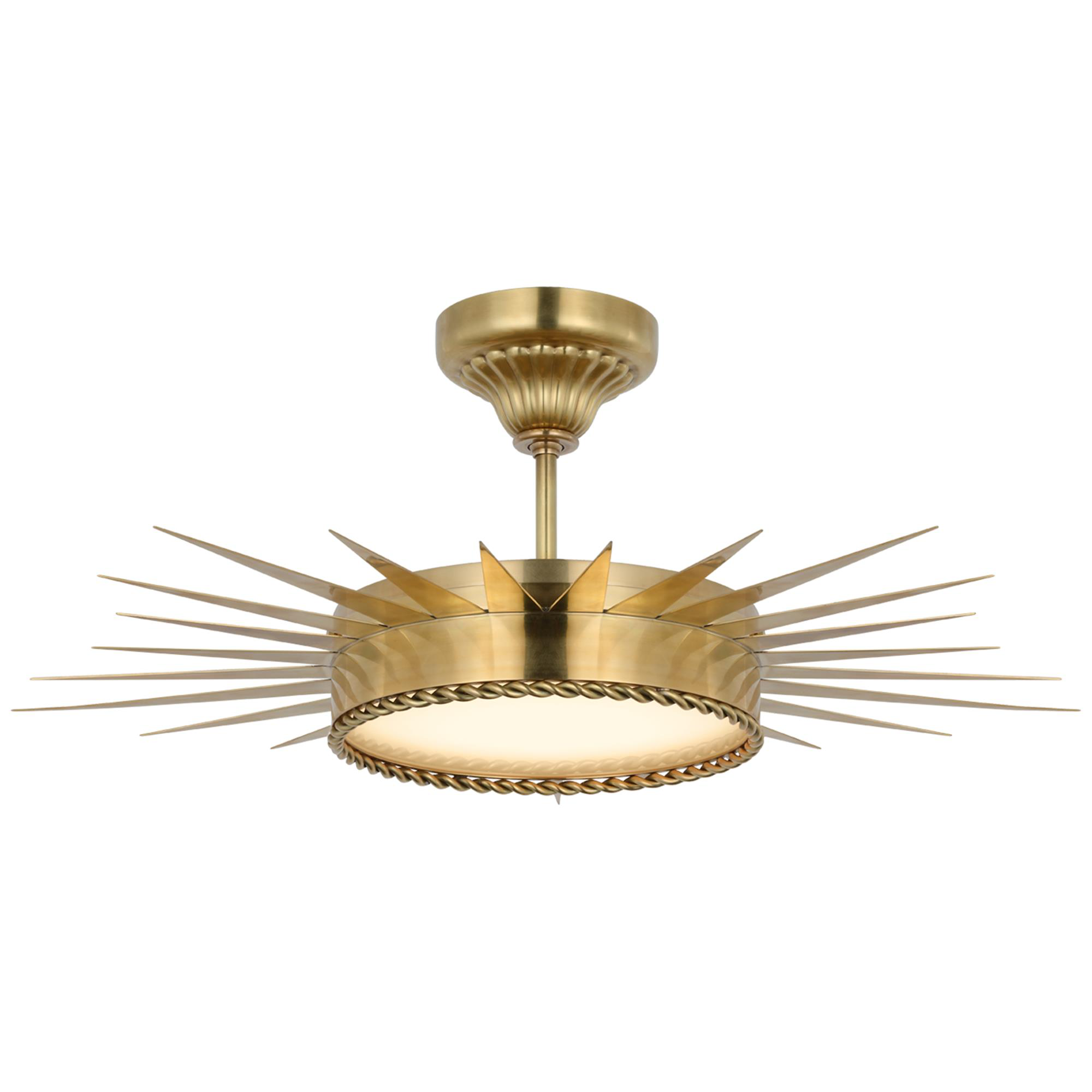 Shown in Hand-Rubbed Antique Brass finish