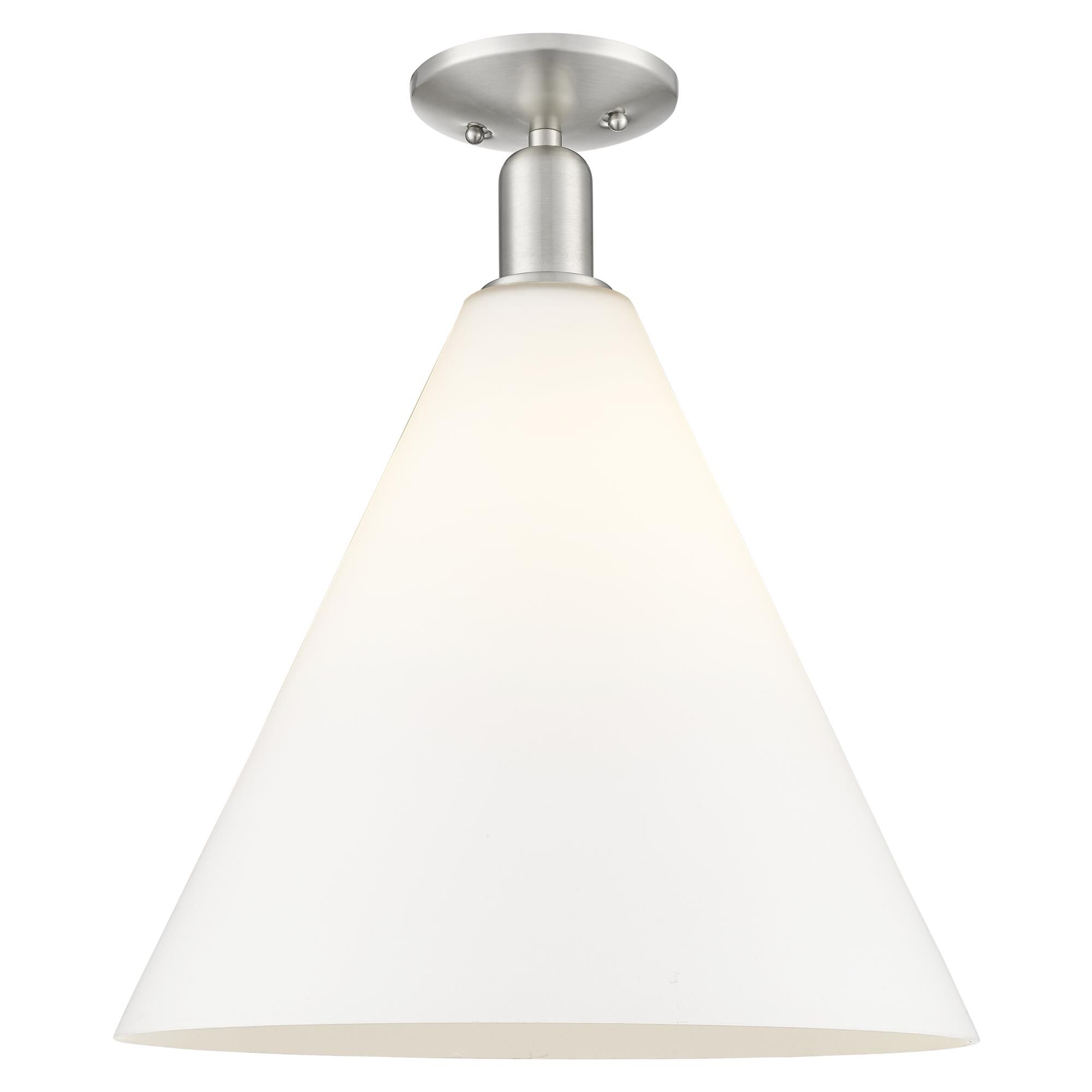 Bruno Marashlian Berkshire Glass 16 Inch Semi Flush Mount by Innovations Lighting