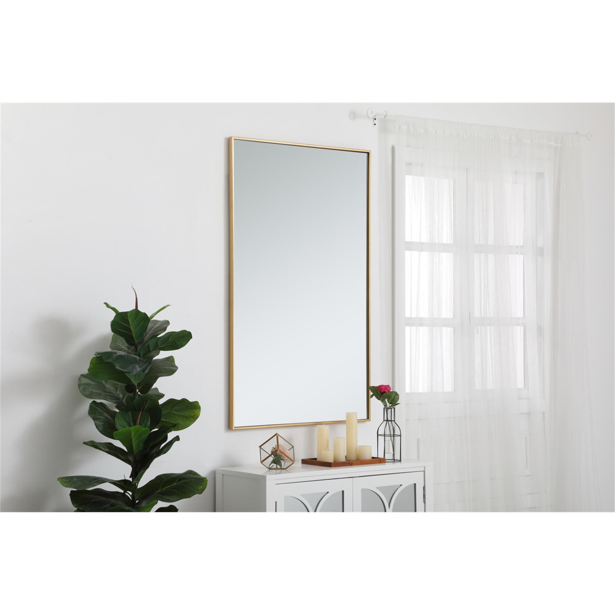 Shown in Black finish and Clear Mirror Beveled glass