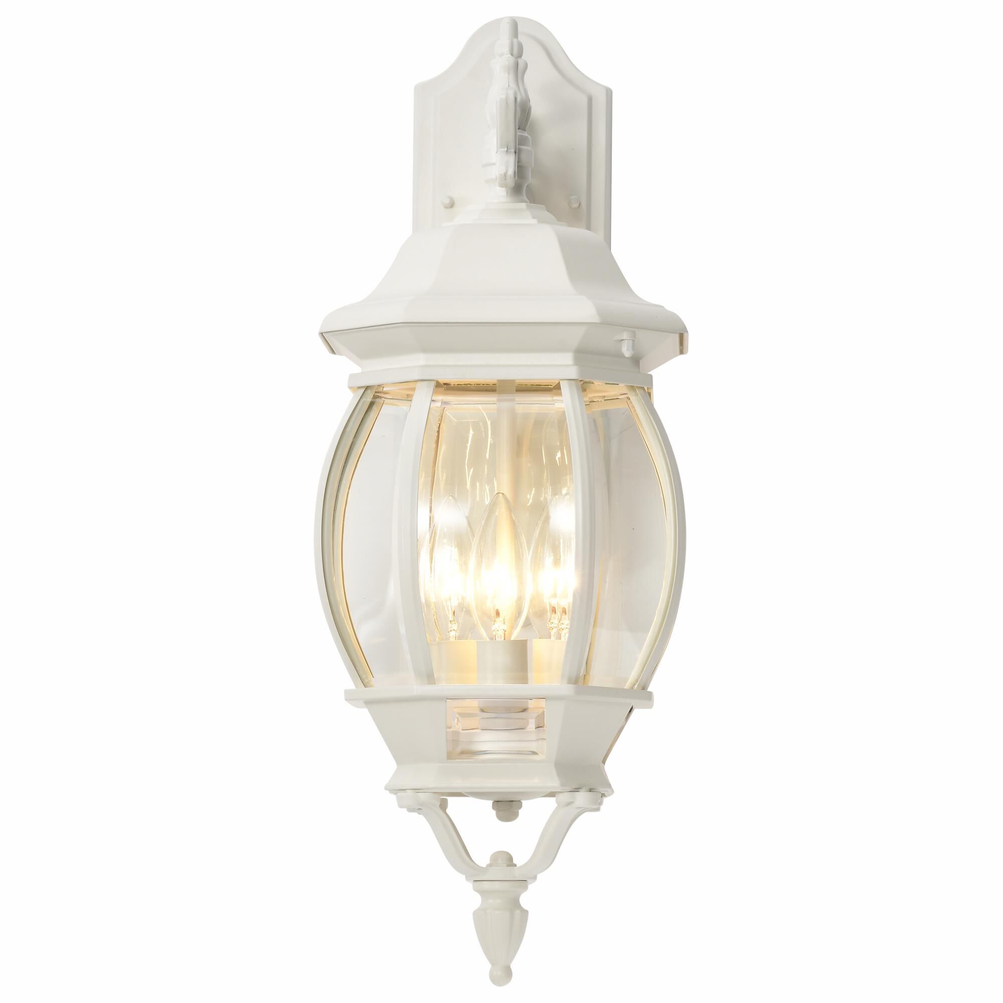 Central Park 23 Inch Tall 3 Light Outdoor Wall Light,