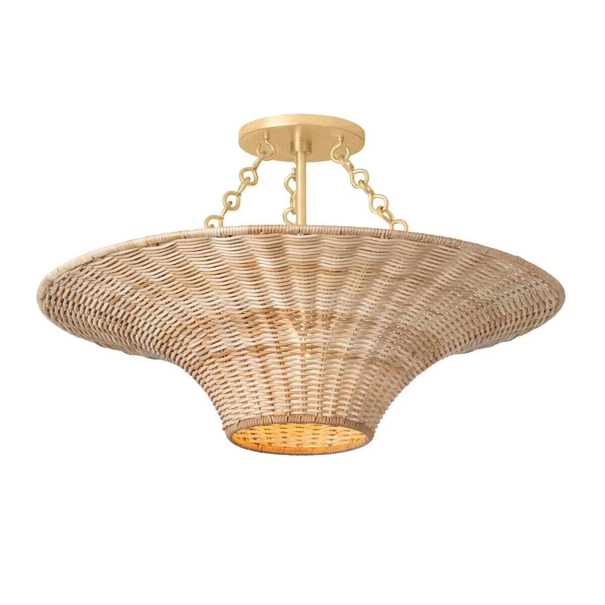 Ketan 25 Inch Semi Flush Mount by Troy Lighting