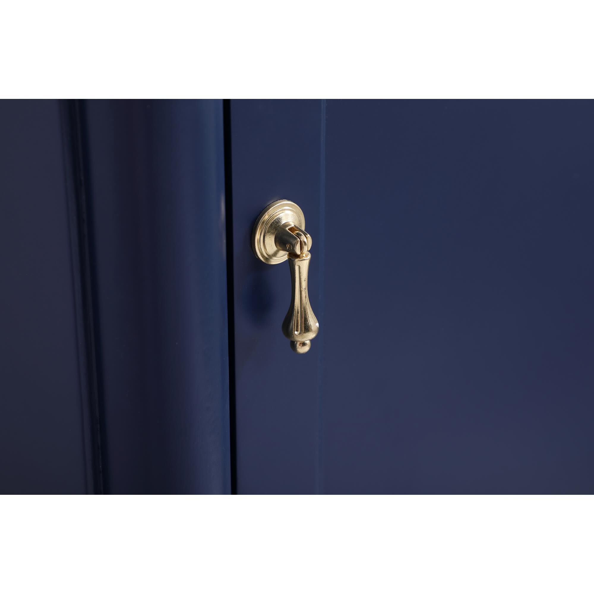 Shown in Blue finish