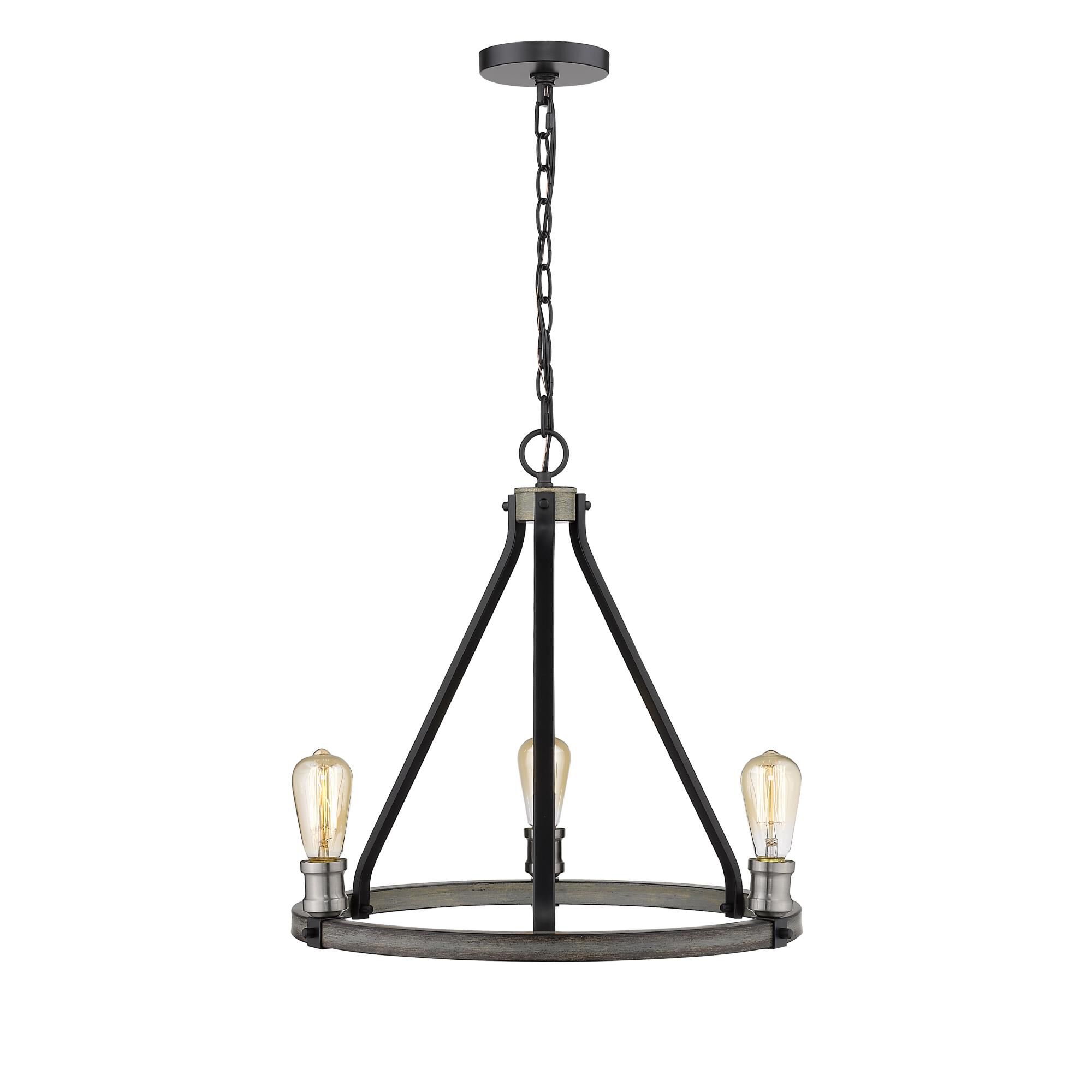 Kirkland 20 Inch 3 Light Mini Chandelier by Z-Lite