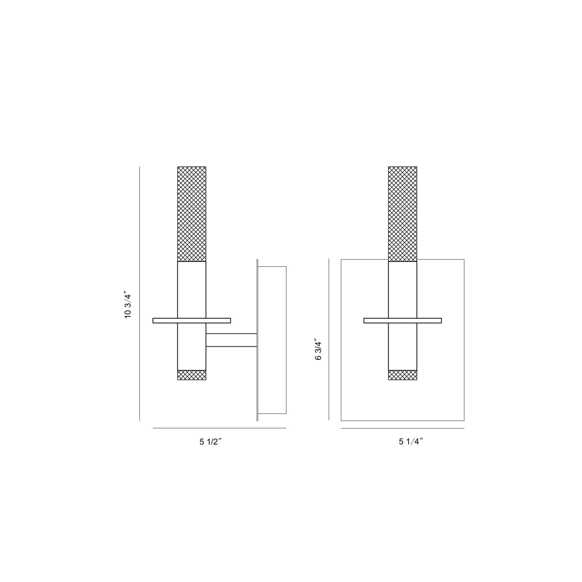 Torna 10 Inch LED Wall Sconce by Eurofase Lighting