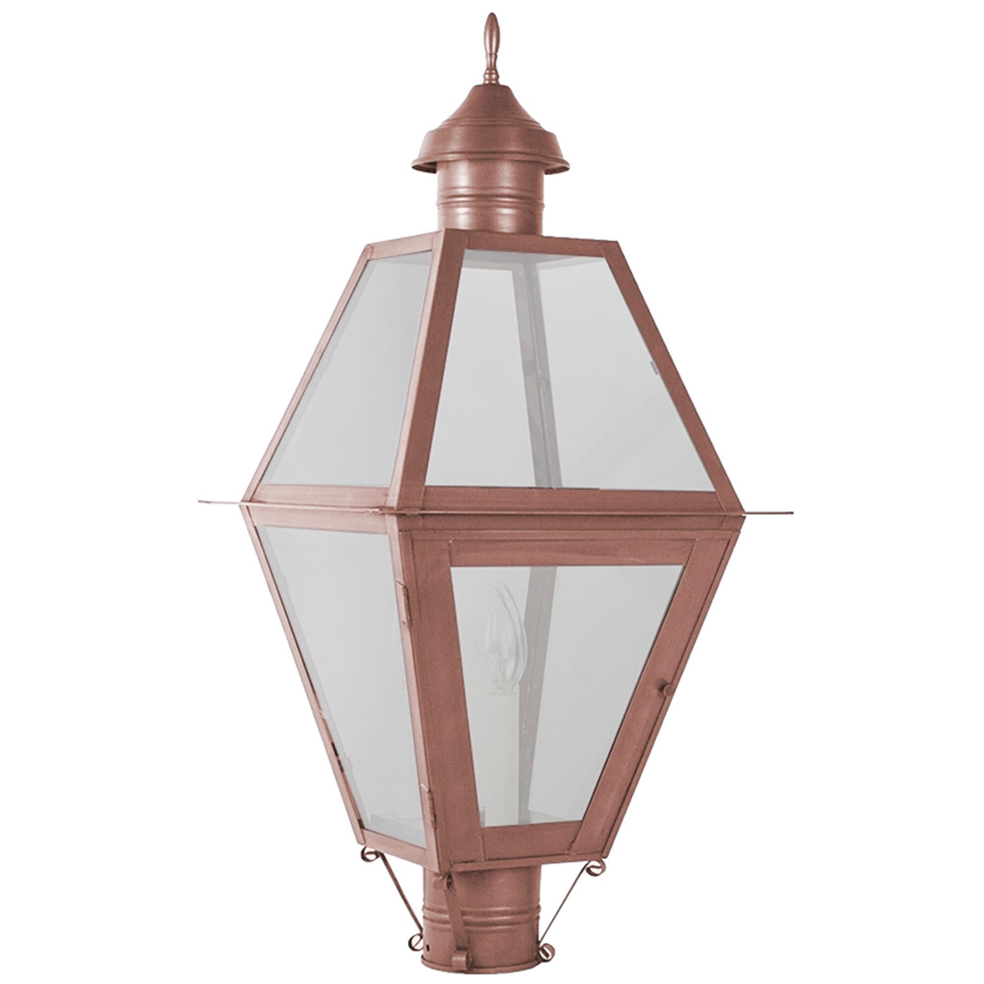 Boston 27 Inch 3 Light Outdoor Post Lamp,