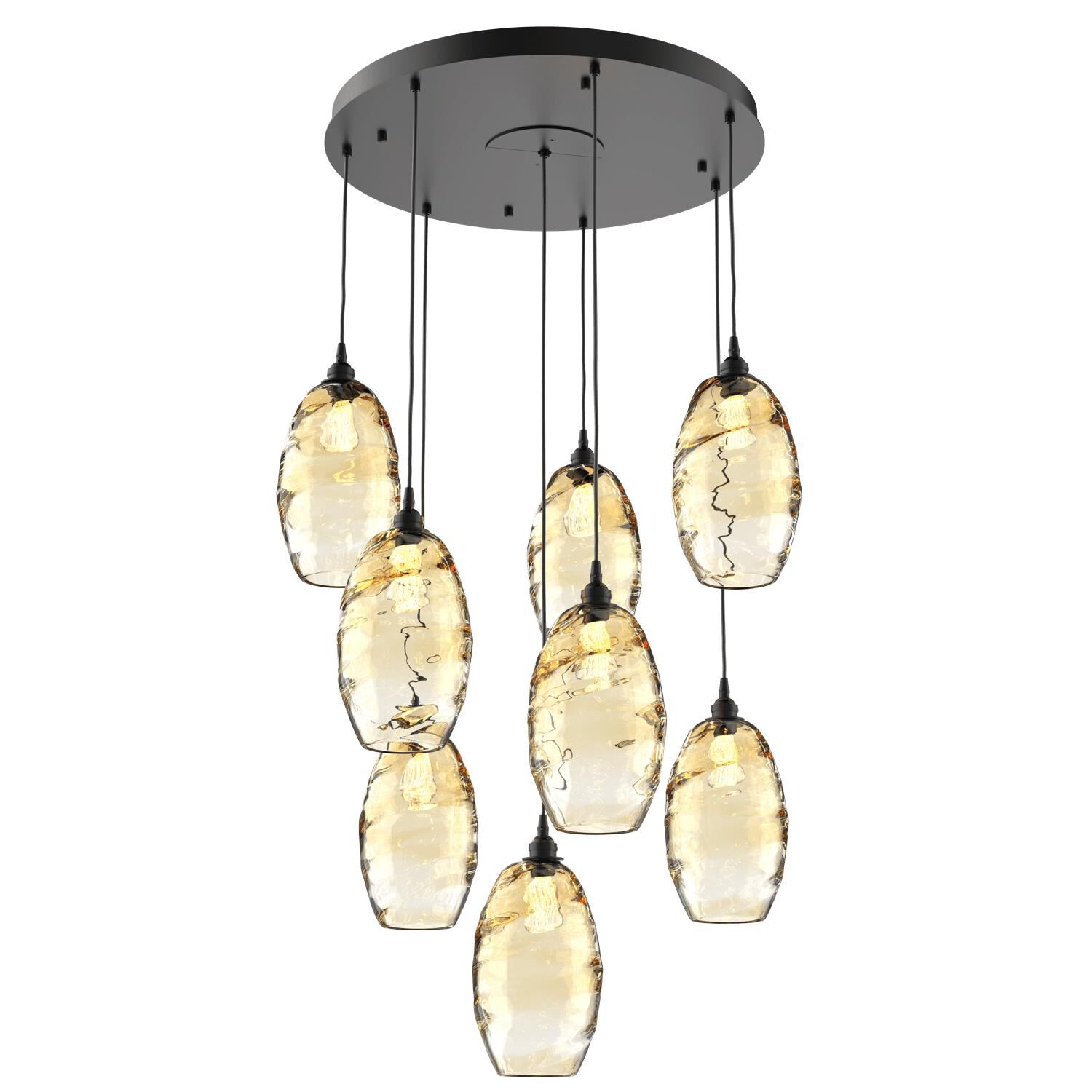 Ellisse Multi Light Pendant by Hammerton Studio