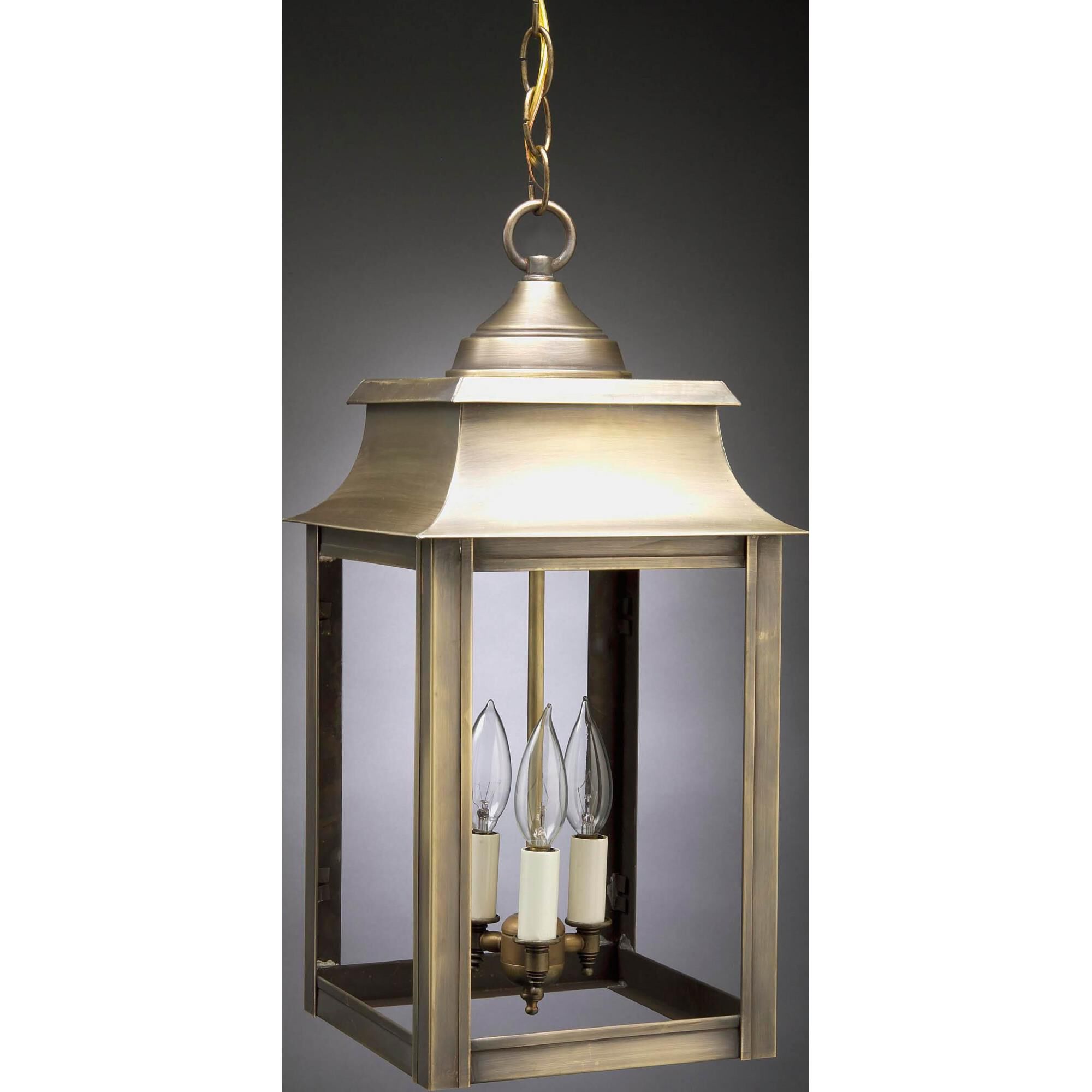 Concord 19 Inch Tall 3 Light Outdoor Hanging Lantern by Northeast Lantern
