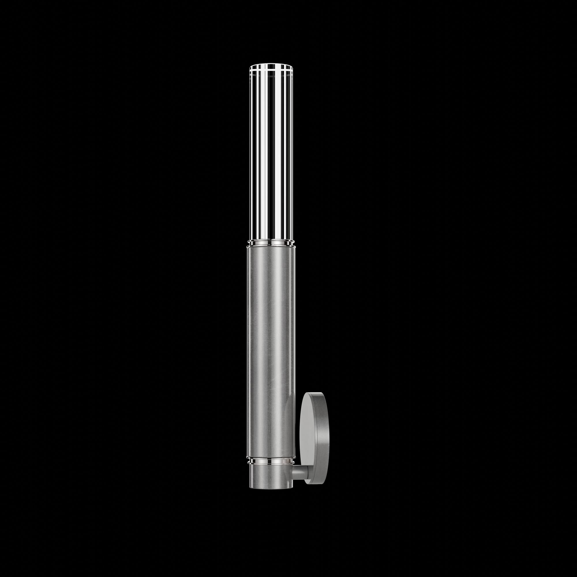 Shown in Silver finish and True crystal and False glass