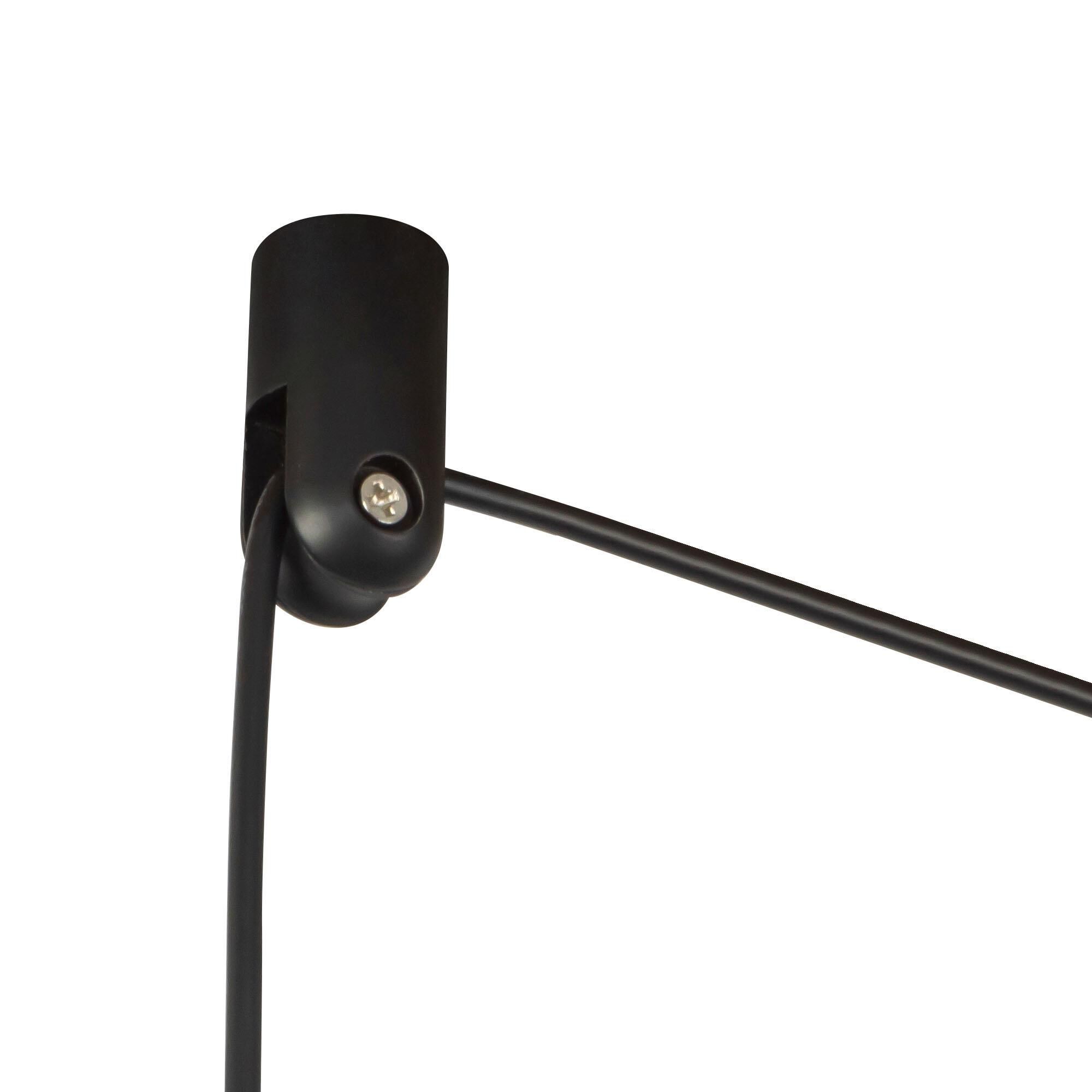 Shown in Black finish and Ribbed Polycarbonate Diffuser glass