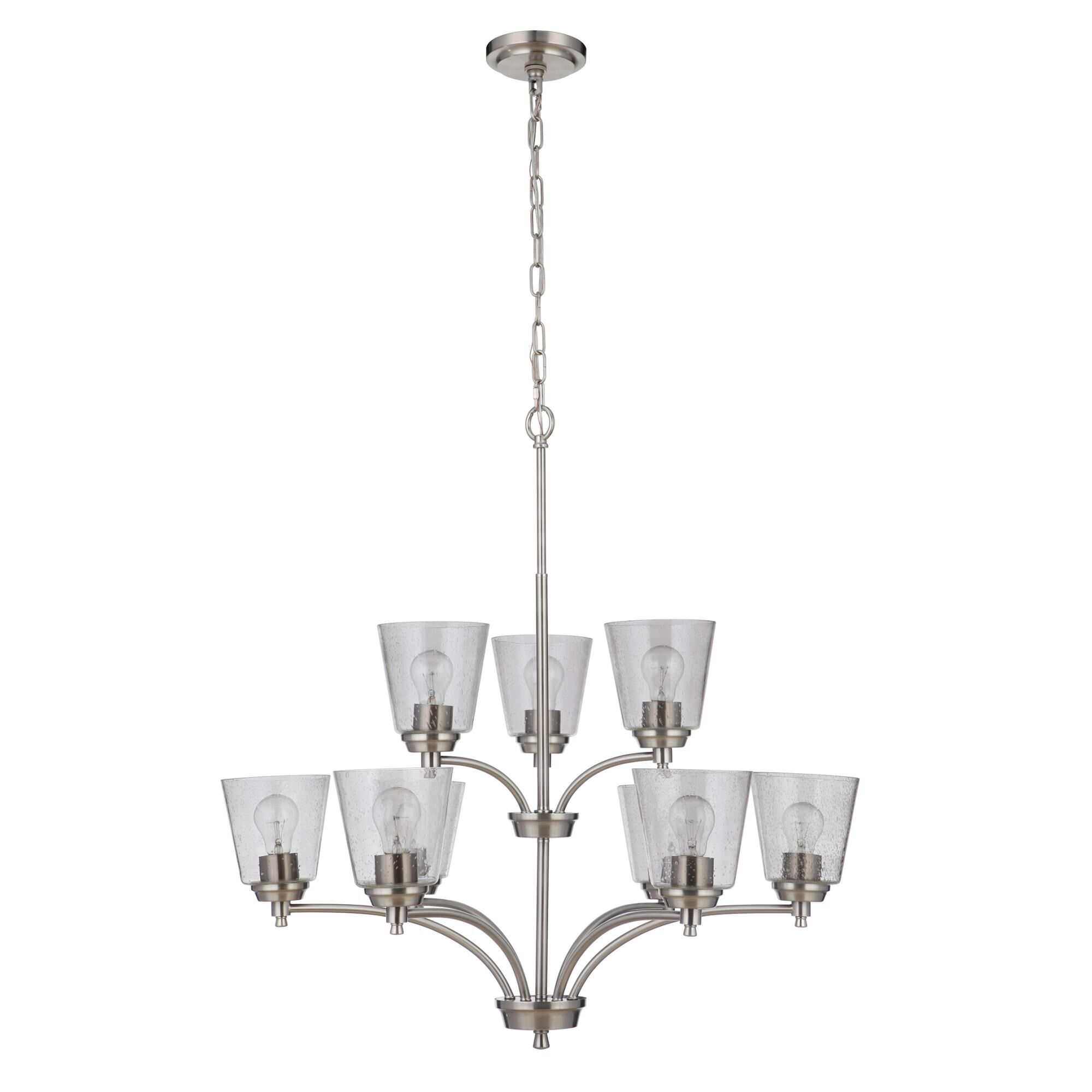 Tyler 31 Inch 9 Light Chandelier by Craftmade