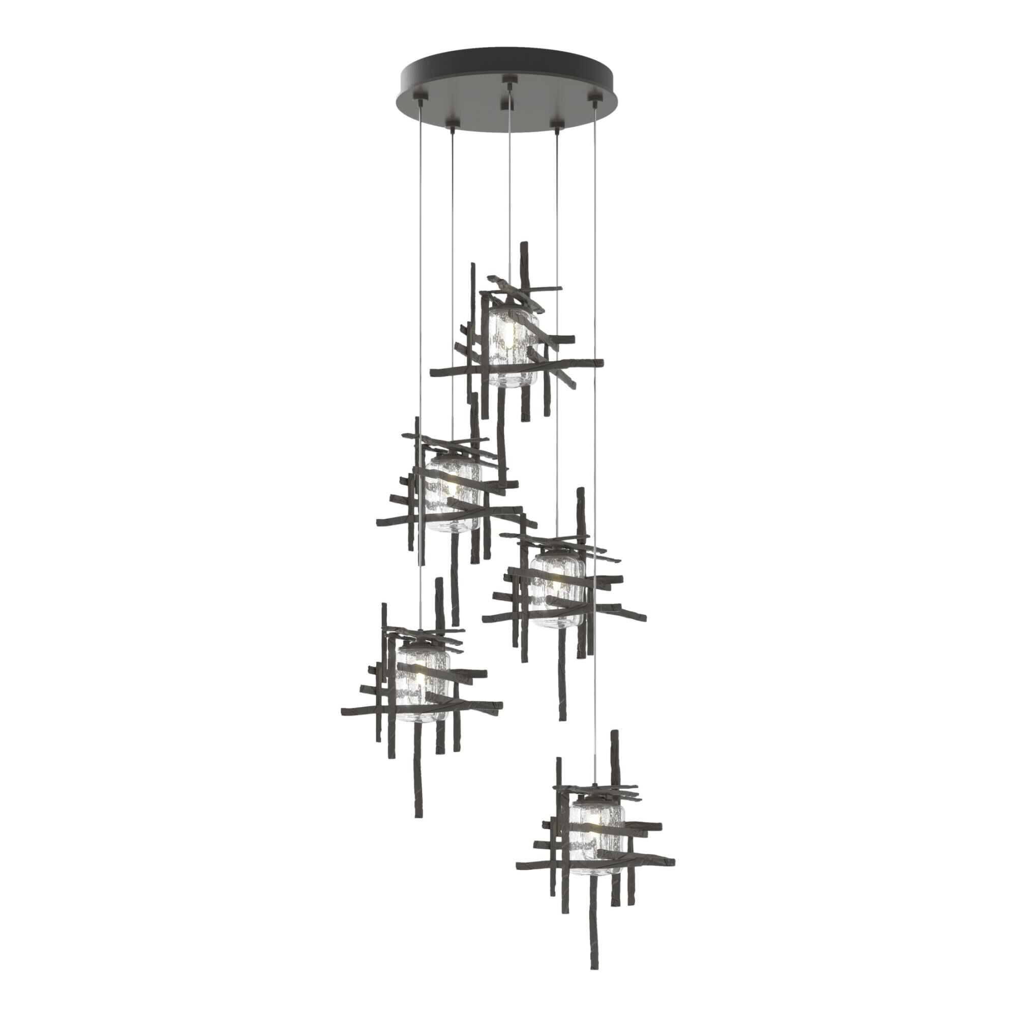 Tura 27 Inch 5 Light Multi Light Pendant,