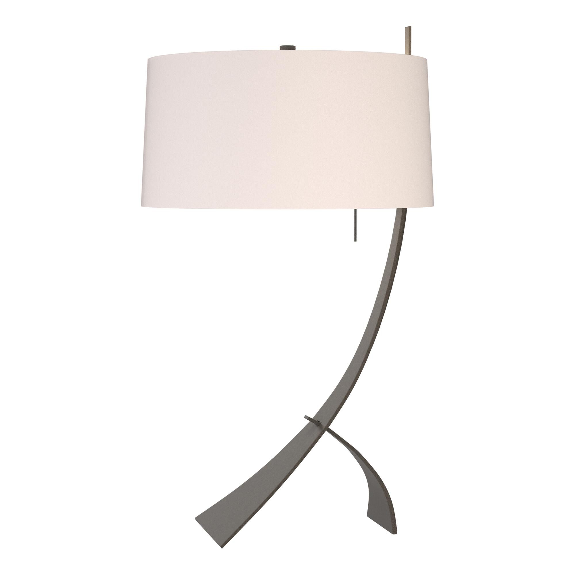Shown in Dark Smoke finish and Flax shade