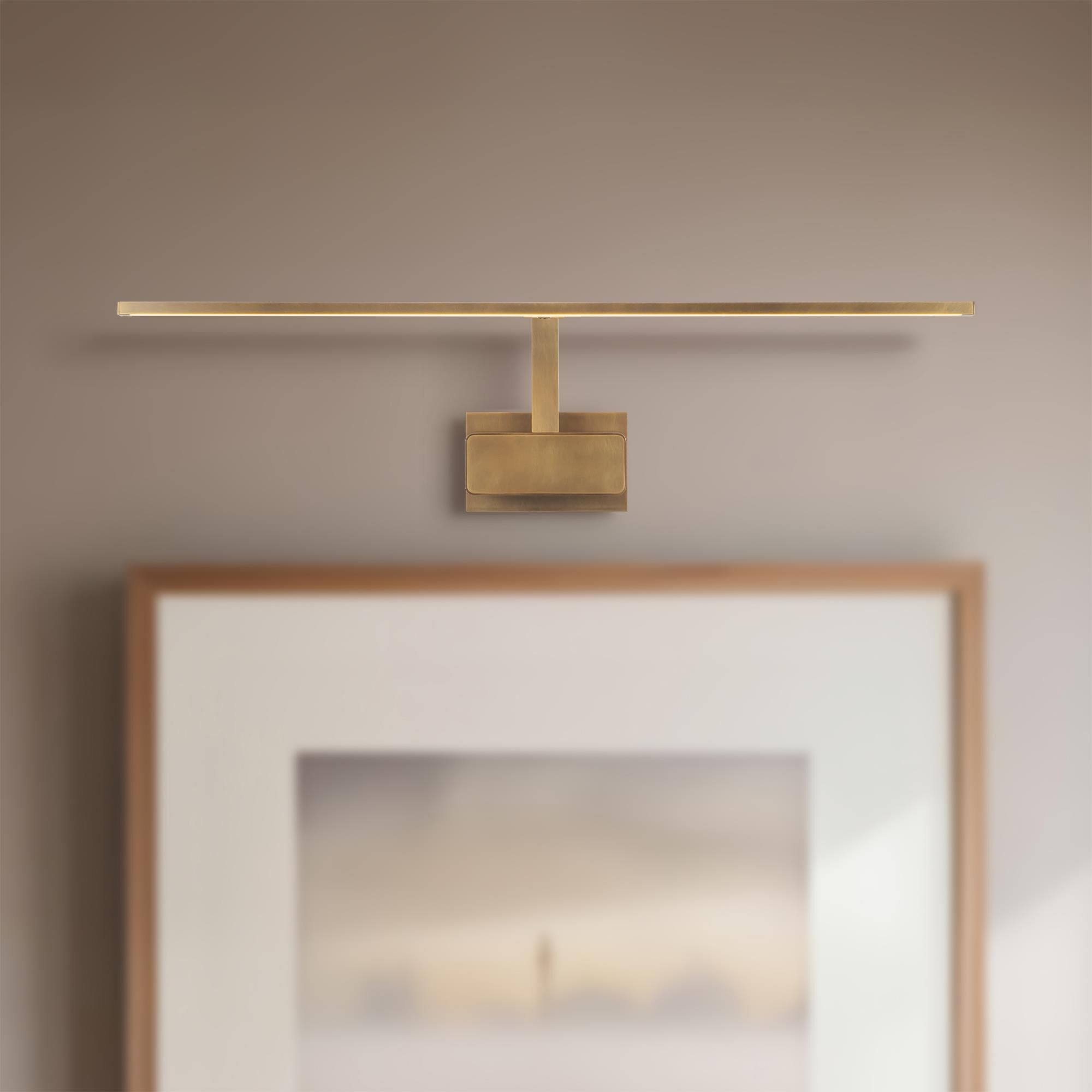 Shown in Vintage Brass finish and White Acrylic Diffuser glass