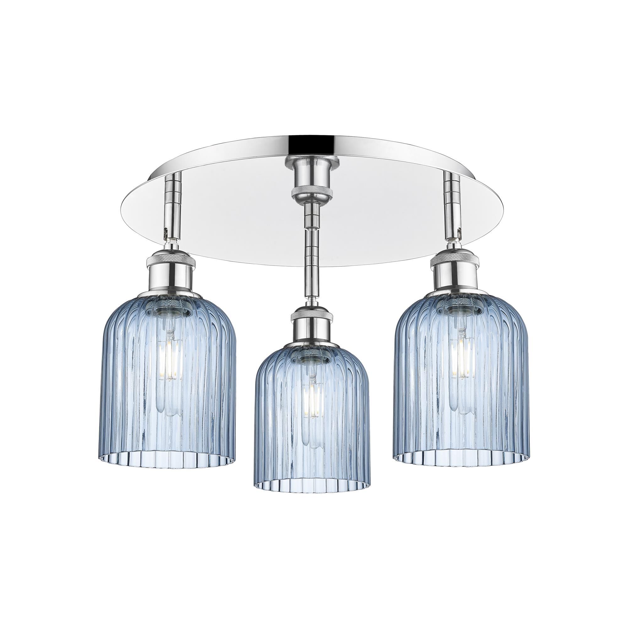 Shown in Polished Chrome finish and Princess Blue shade