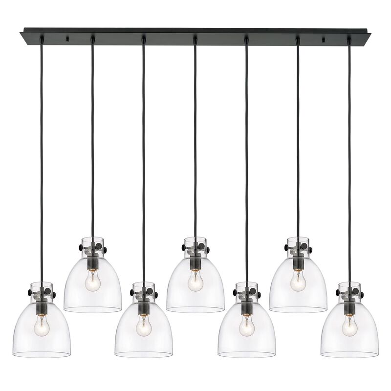 Bruno Marashlian Newton Bell 51 Inch 7 Light Linear Suspension Light by Innovations Lighting