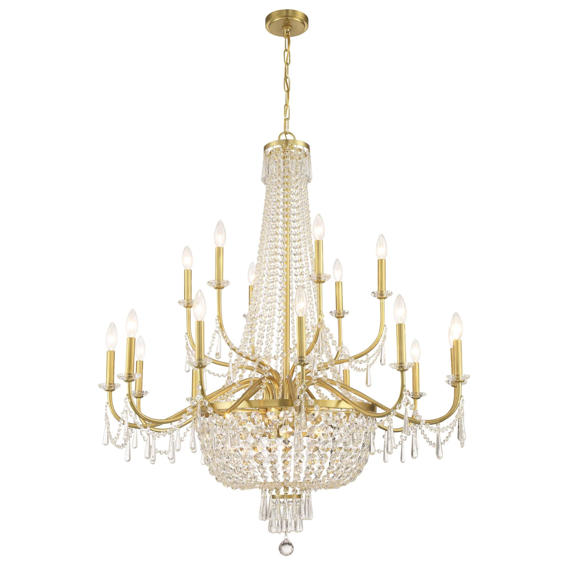 Haywood 40 Inch 22 Light Chandelier by Crystorama