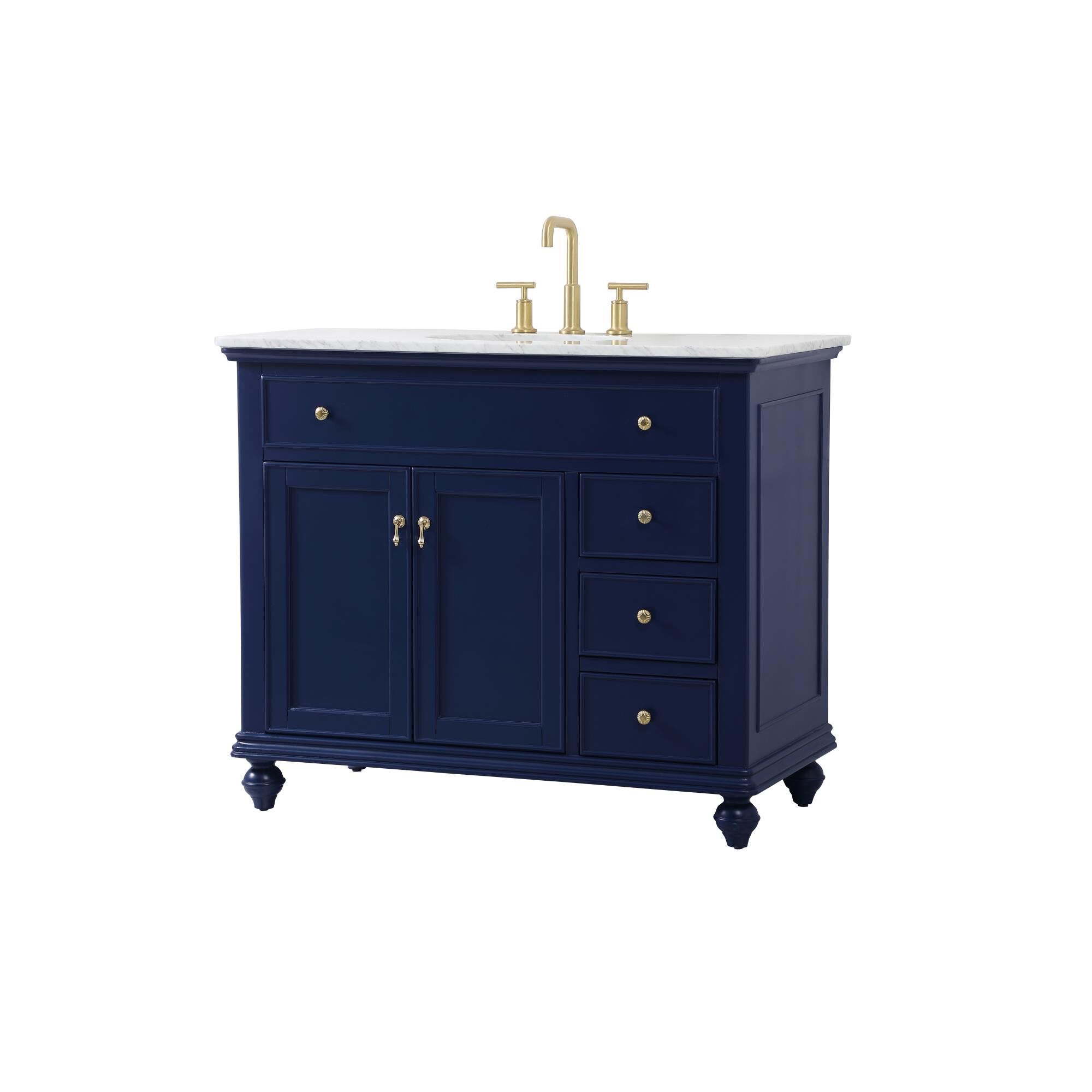 Shown in Blue finish